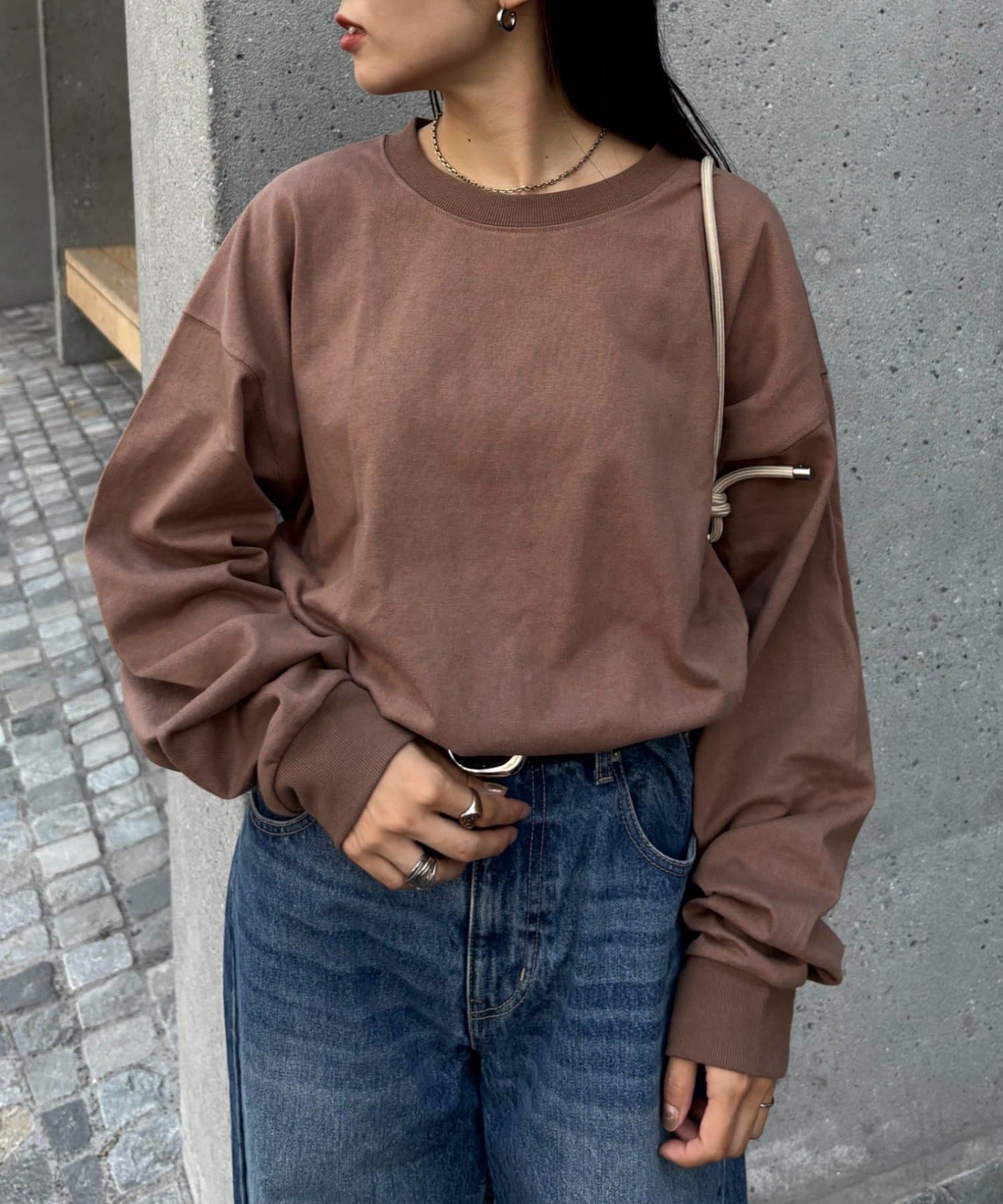 CIAOPANIC TYPY(チャオパニックティピー) 【ユニセックス】ビックシルエットオーバーサイズロンTee