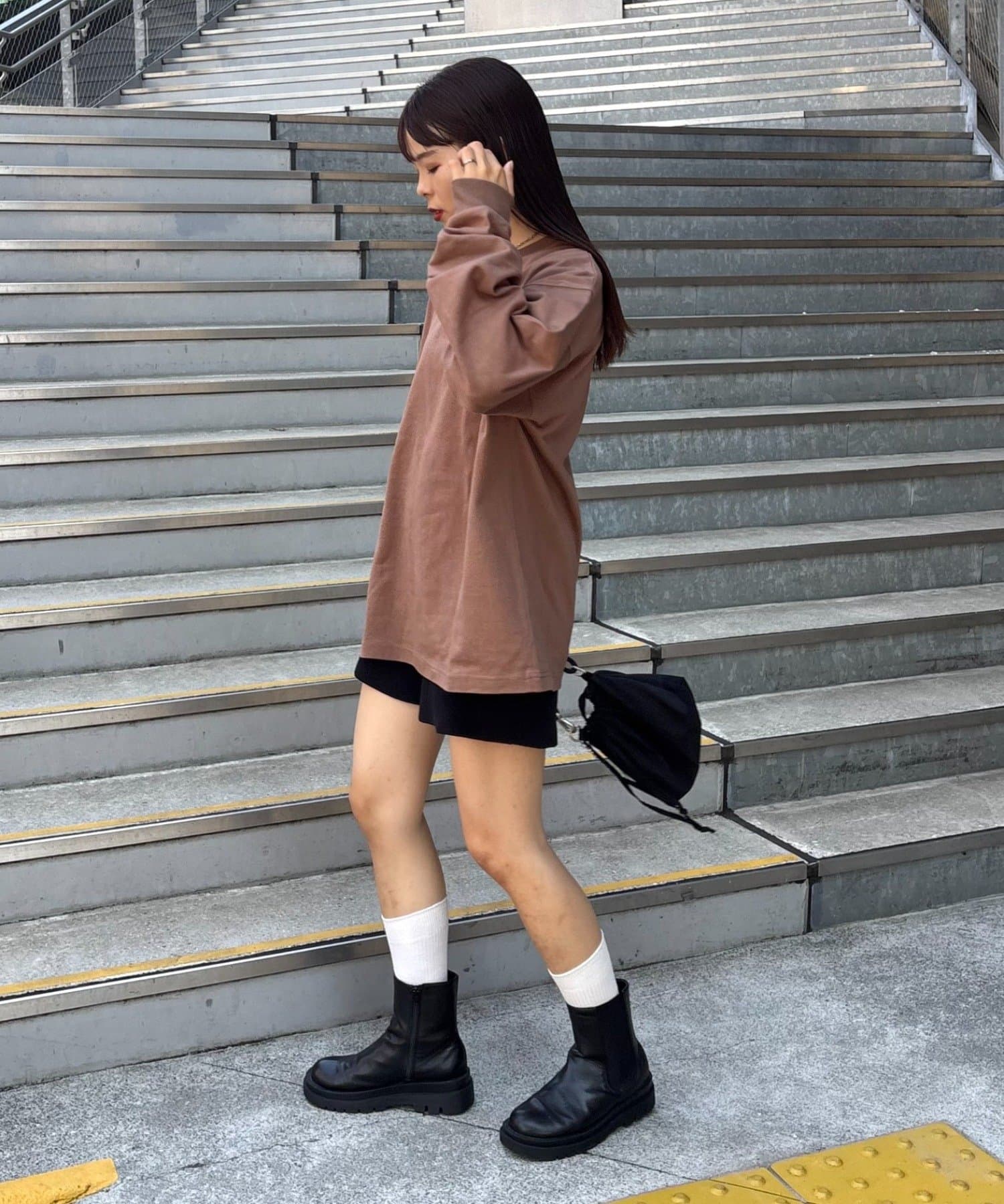 CIAOPANIC TYPY(チャオパニックティピー) 【ユニセックス】ビックシルエットオーバーサイズロンTee