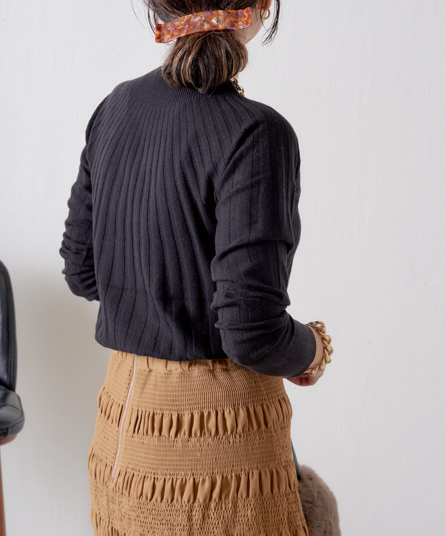 Jena　espace merveilleux(ジェナ　エスパスメルヴェイユ) シームレスリブニット