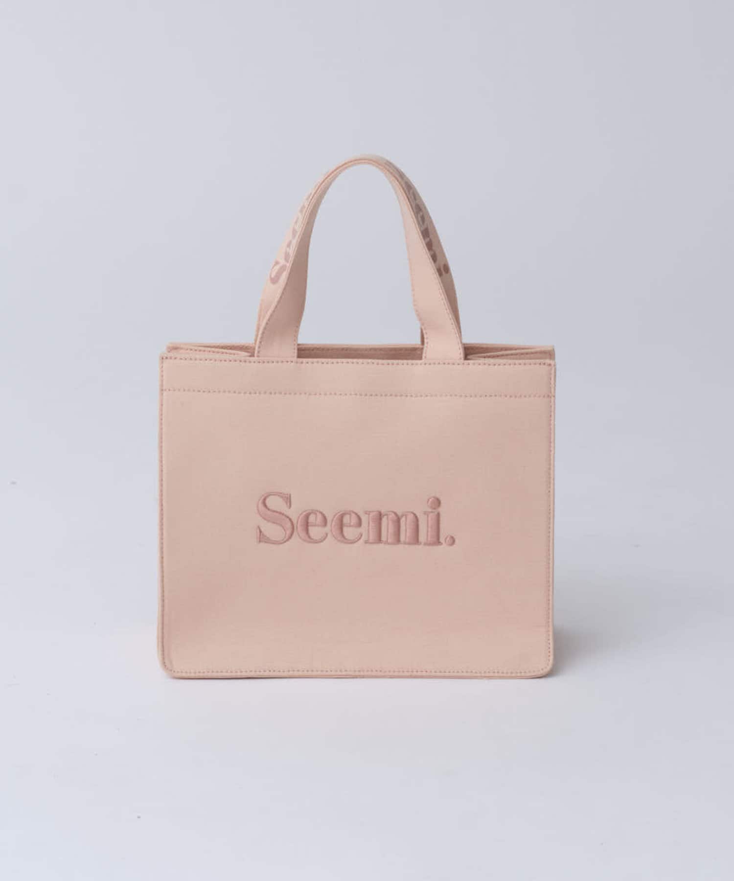 Seemi.by NICE CLAUP(シーミーバイナイスクラップ) Seemi刺繍ミニトートバッグ