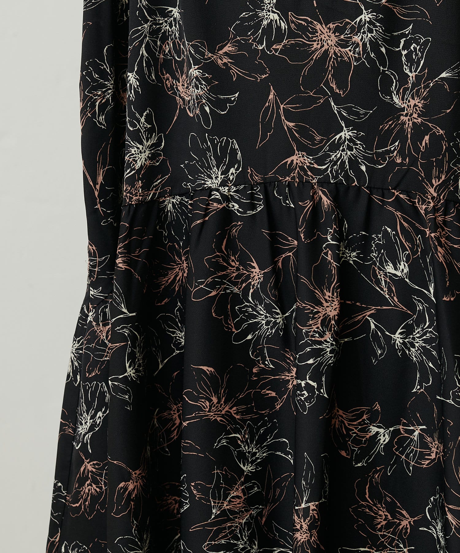 natural couture(ナチュラルクチュール) みずこと企画花柄マーメイドスカート