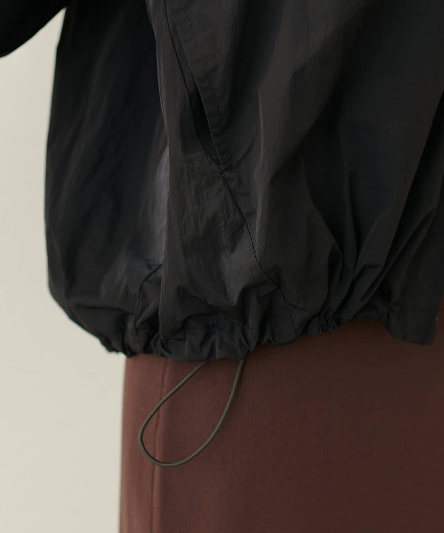 natural couture(ナチュラルクチュール) バルーン袖ギャザーブルゾン