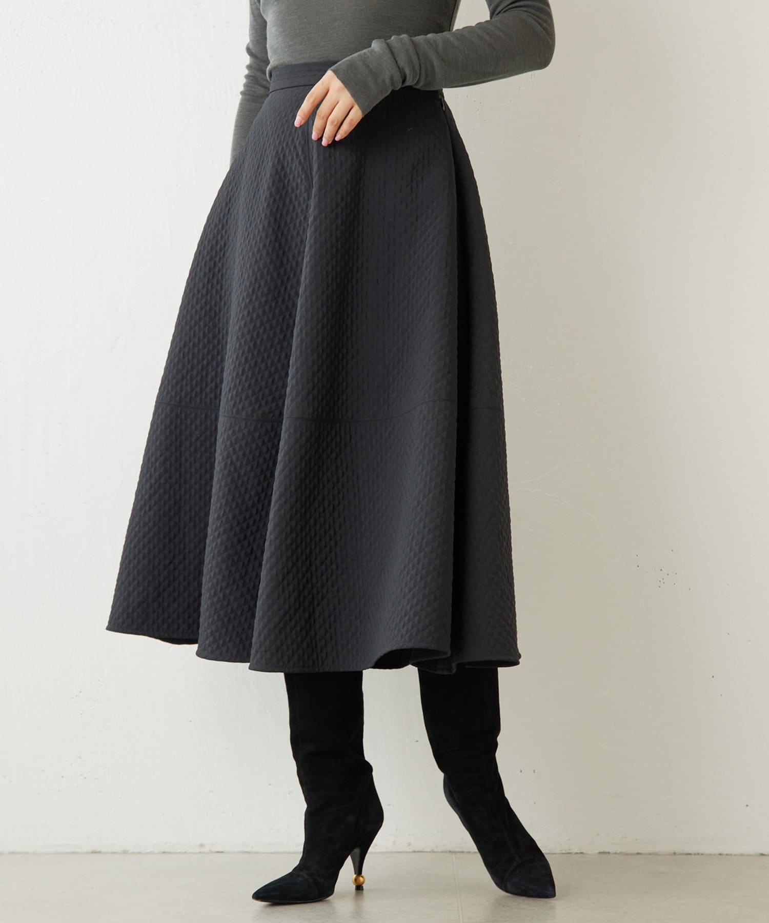 BAジャガードスカート　/¥46,200（税込）