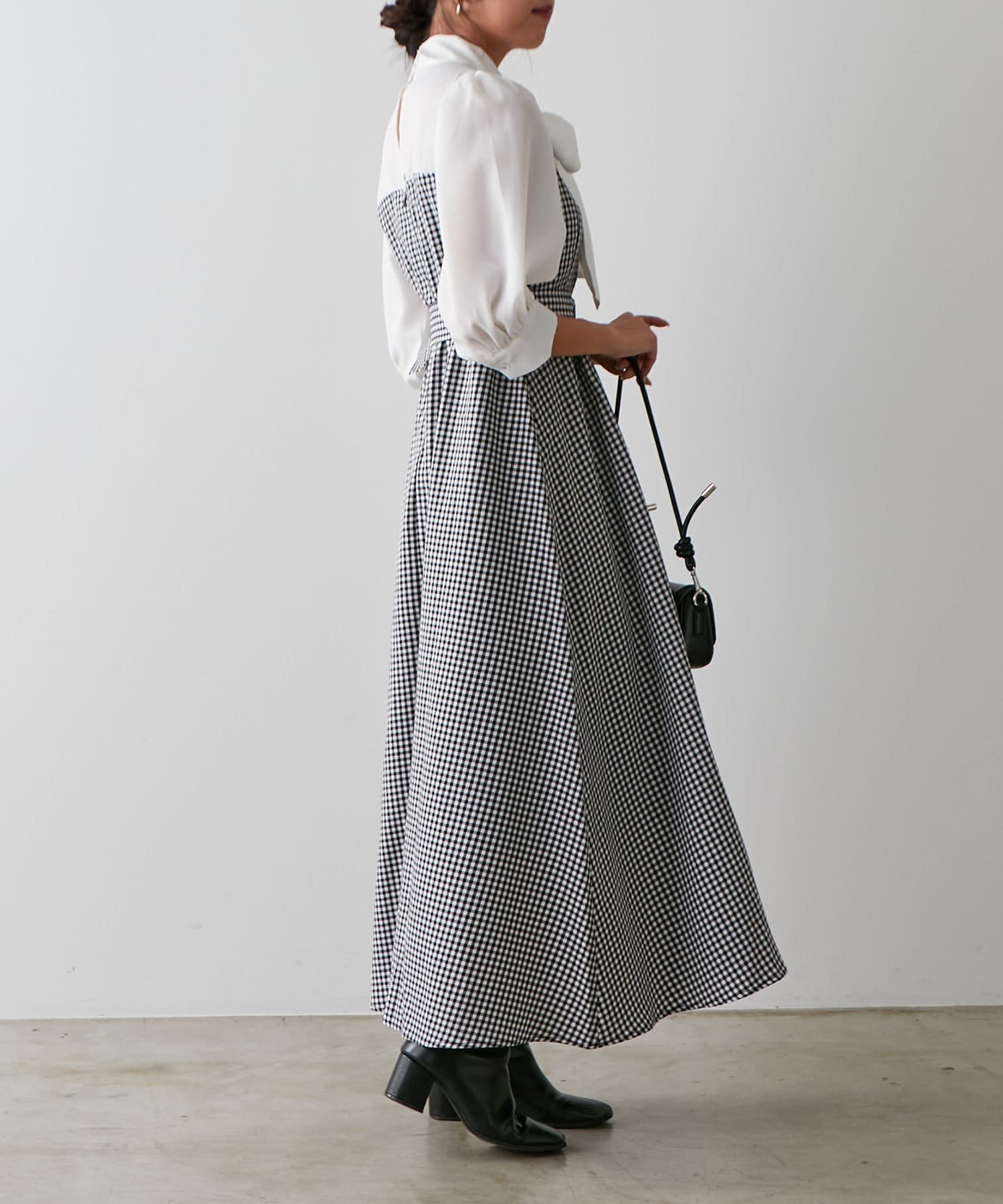ドッキングボウタイワンピ | NICE CLAUP / OLIVE des OLIVE OUTLET