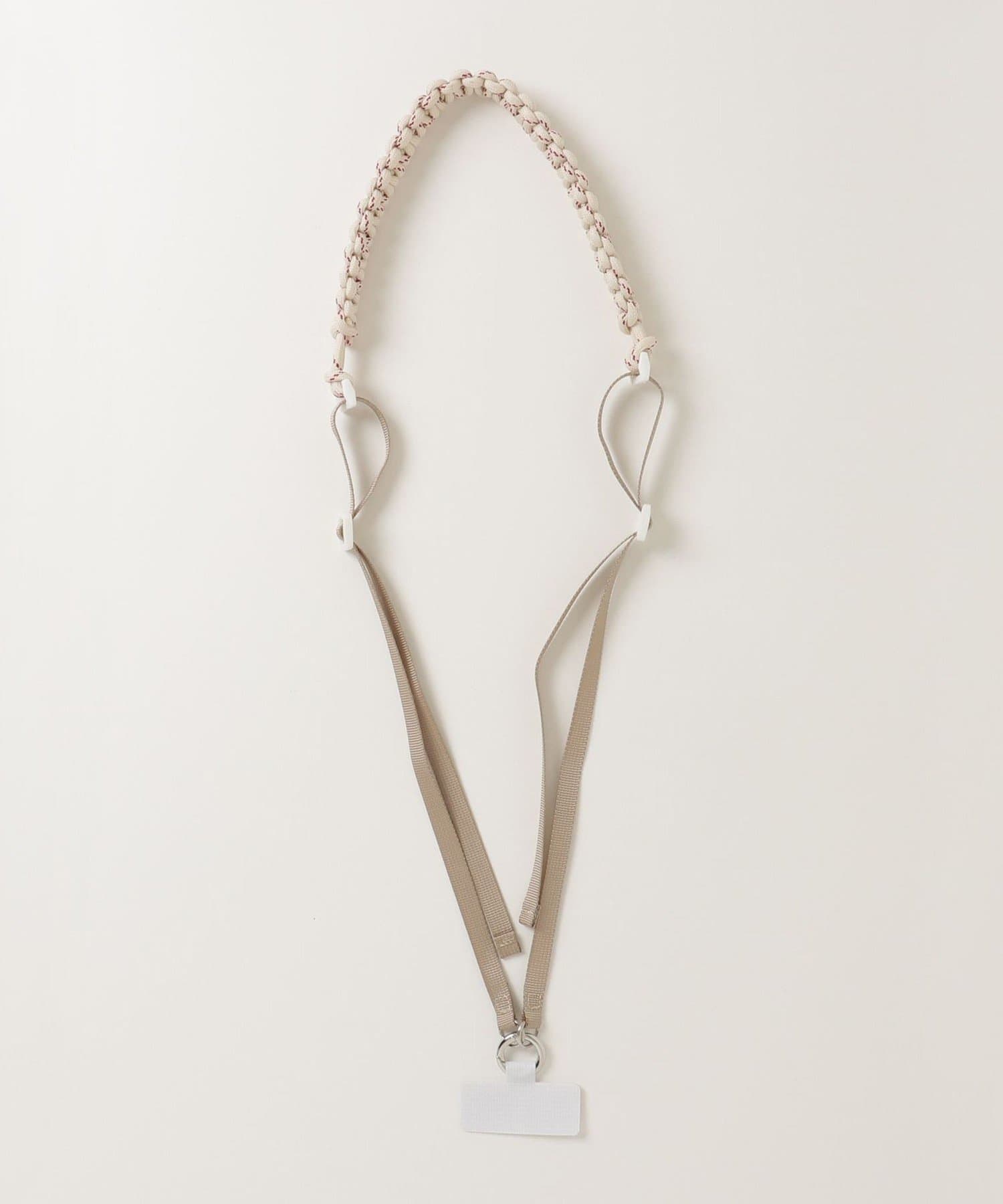 平編みスマホショルダーストラップ | FREDY & GLOSTER(フレディ