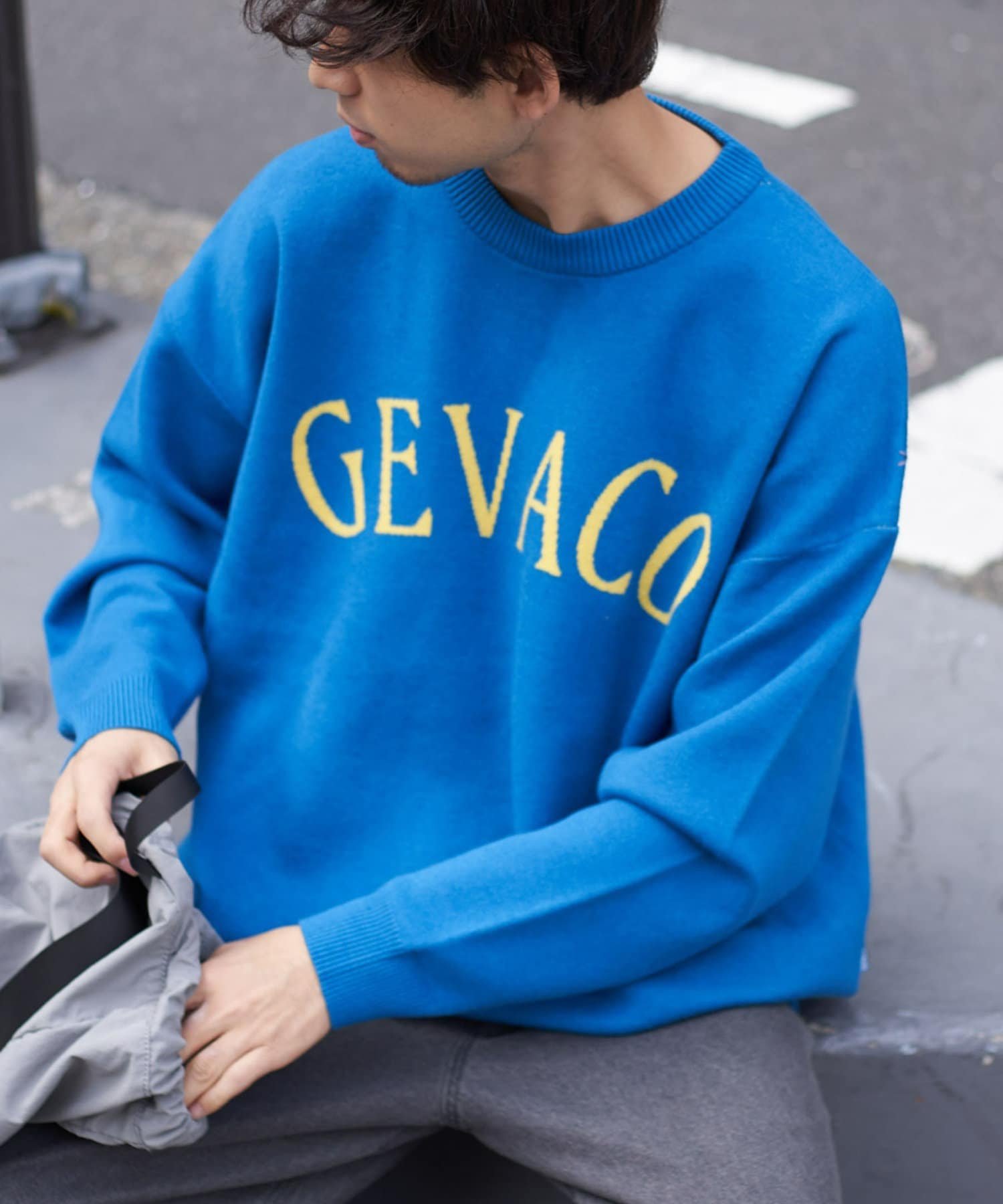 GEVACO/ゲバコ】アーチロゴジャガードセーター | CIAOPANIC TYPY