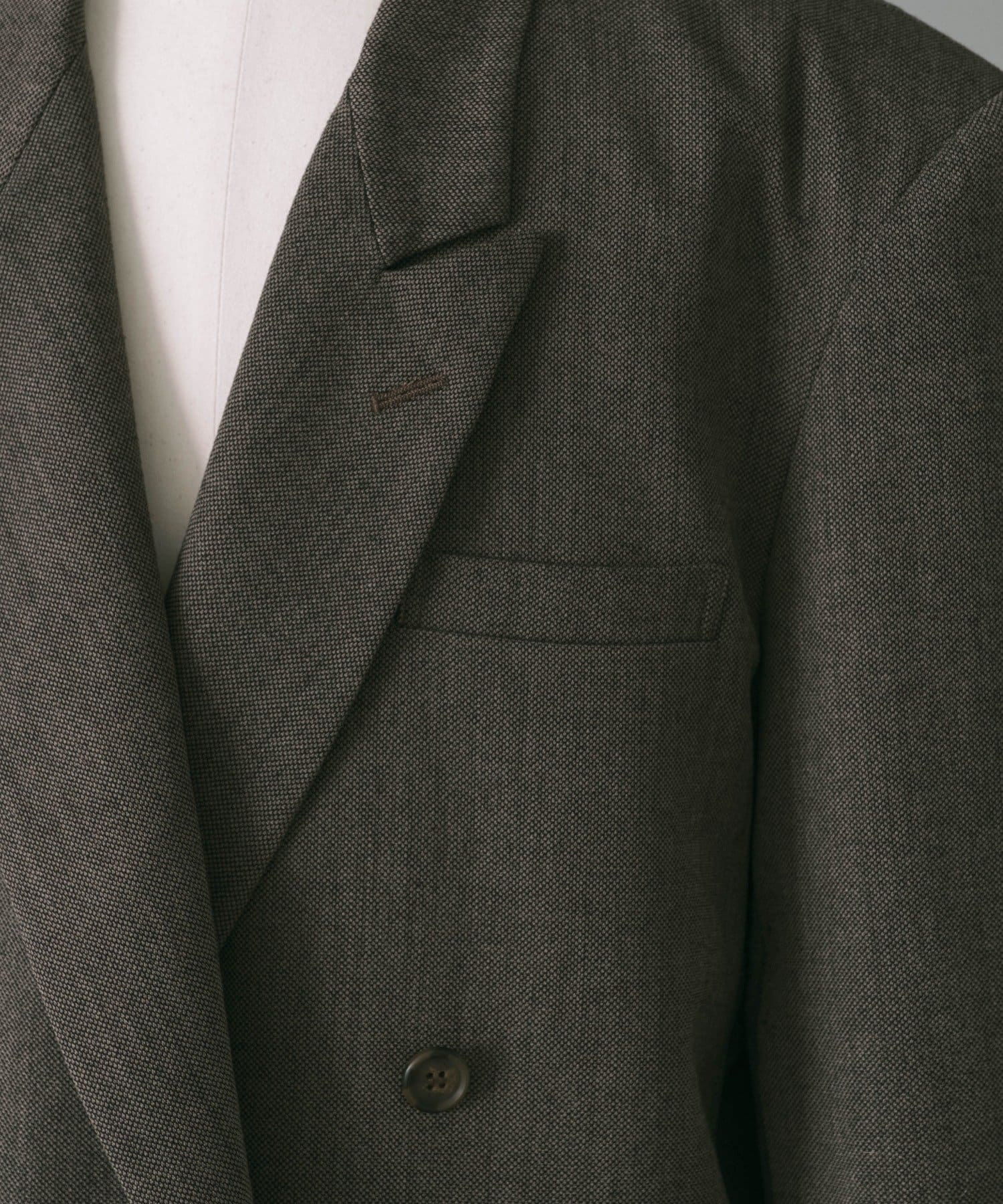 Pasterip(パセリ) Mannish tweed dad jacket