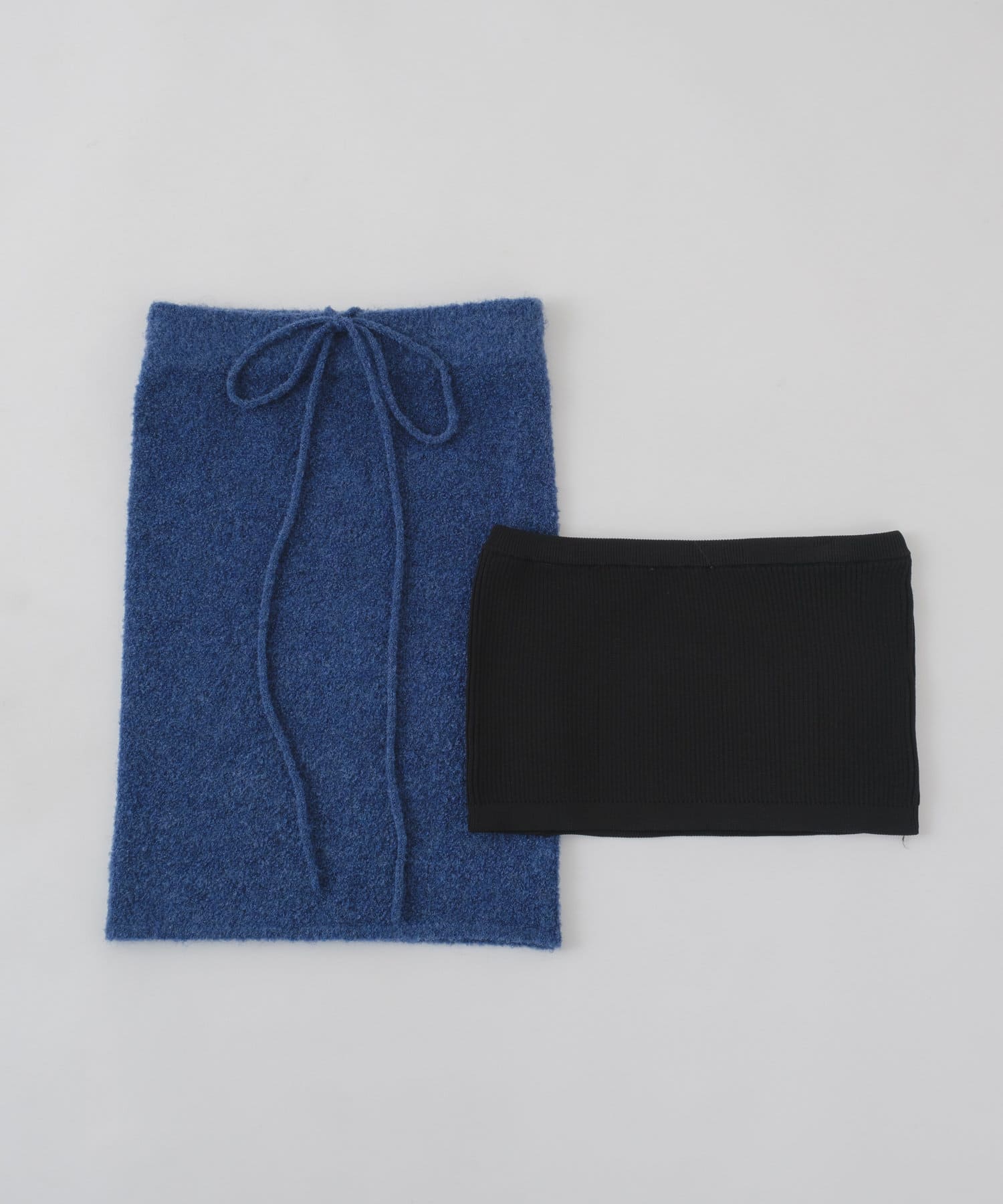 Pasterip(パセリ) Double waist knit skirt