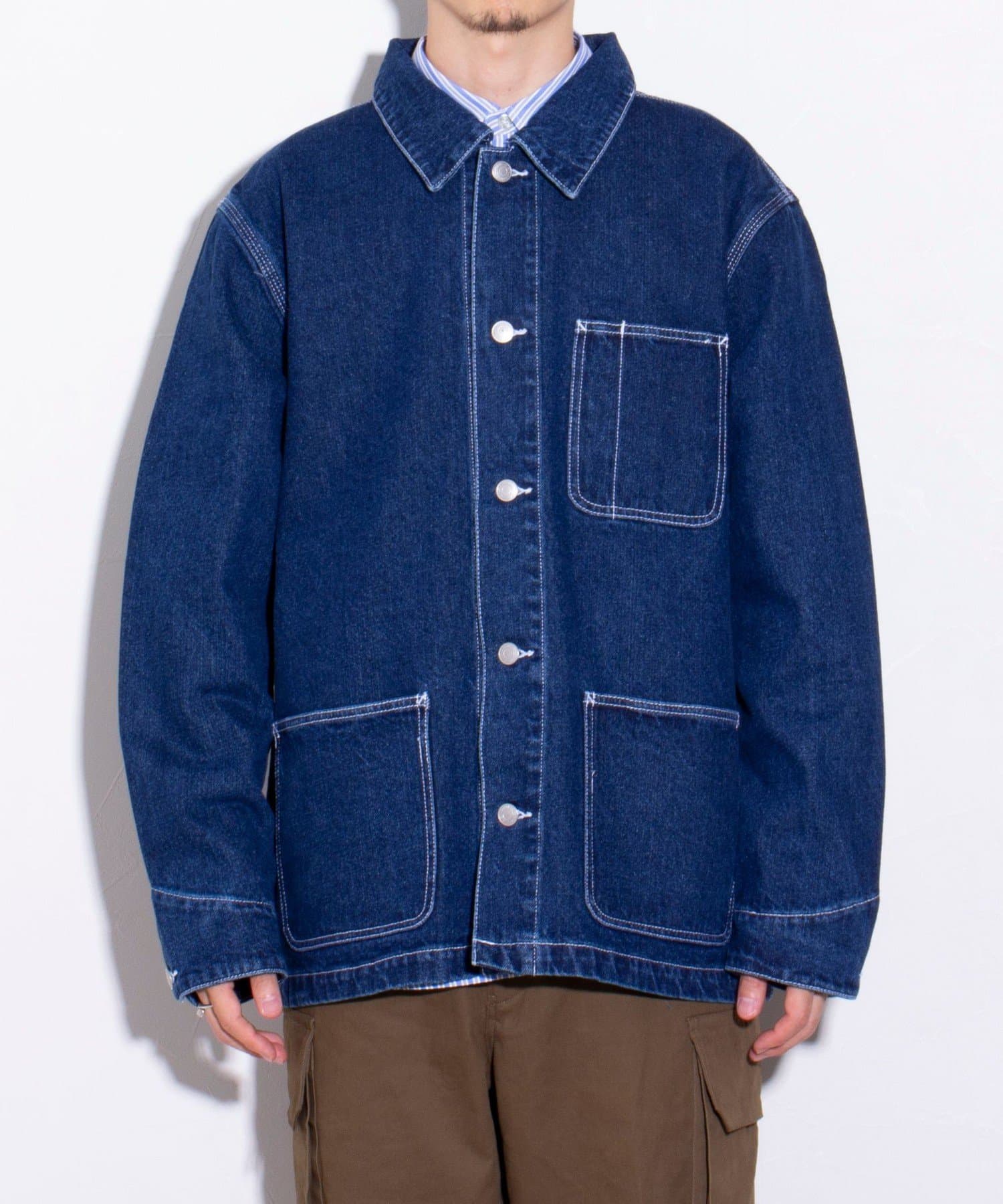 FREDY & GLOSTER(フレディ アンド グロスター) 【GLOSTER】デニムカバーオール ベーシック ルーズフィット