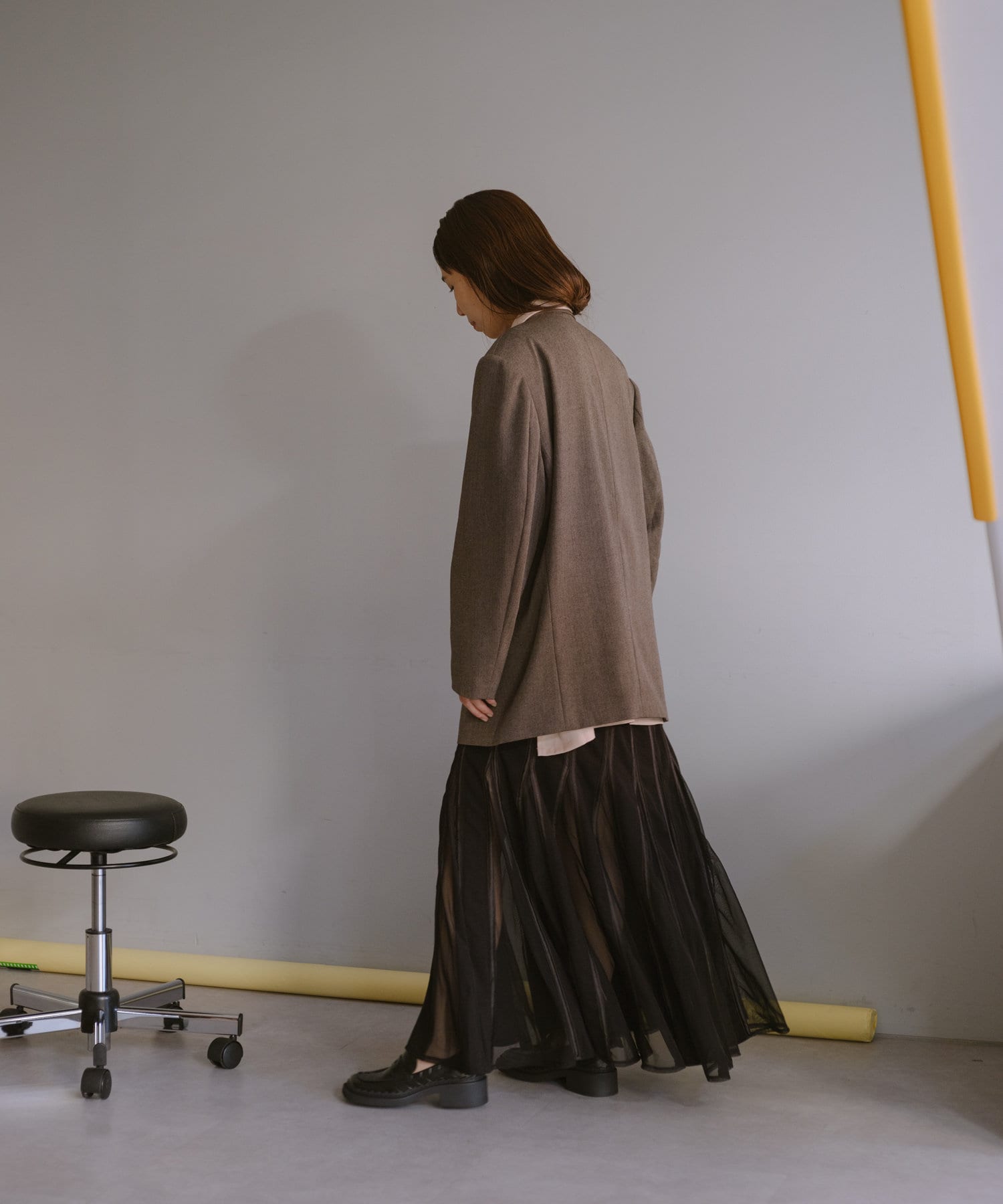 Tulle docking sheer skirt | Pasterip(パセリ)レディース | PAL