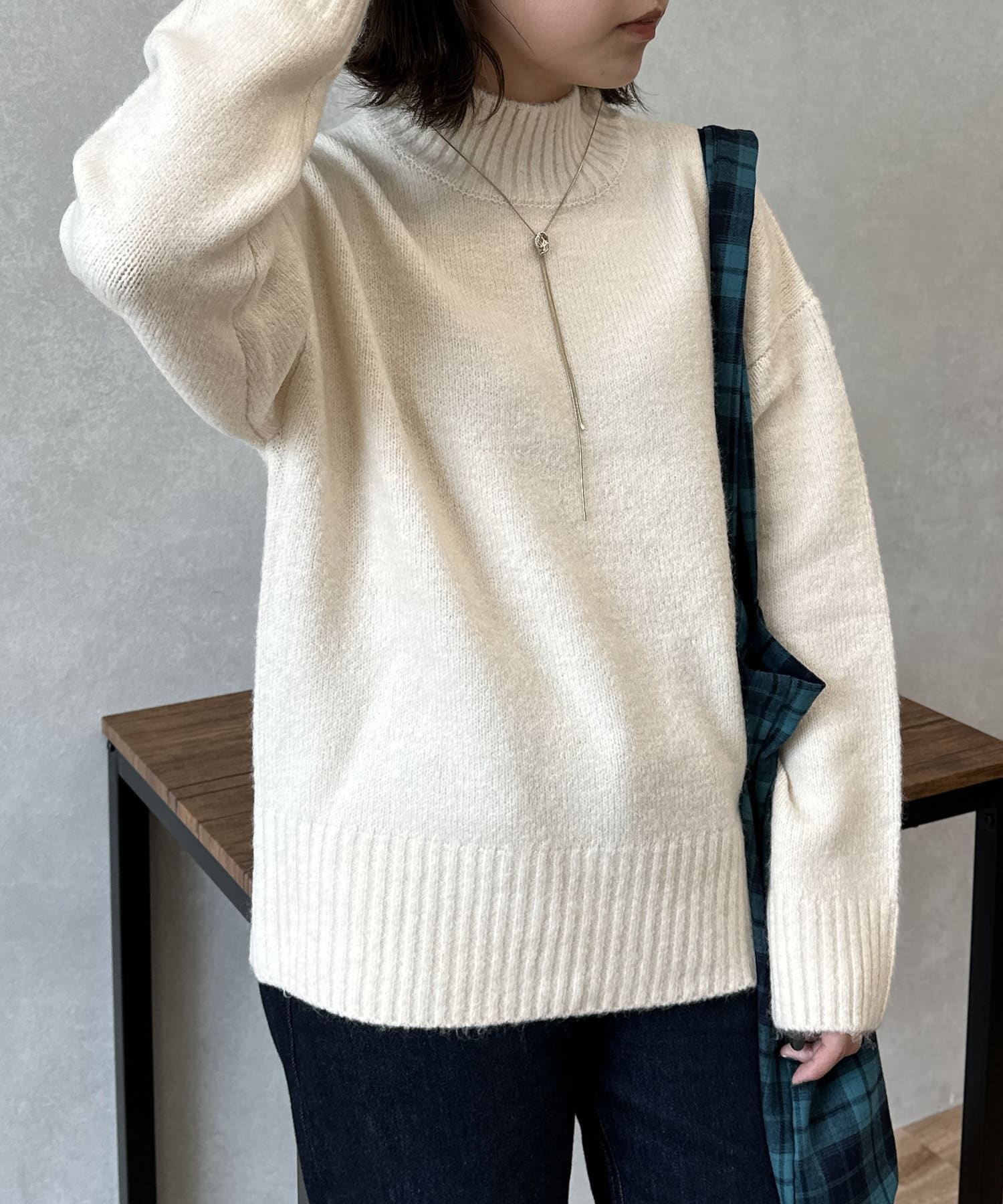 カラーグレー【新品未使用】縷縷夢兎 23AW ハイネックセーター