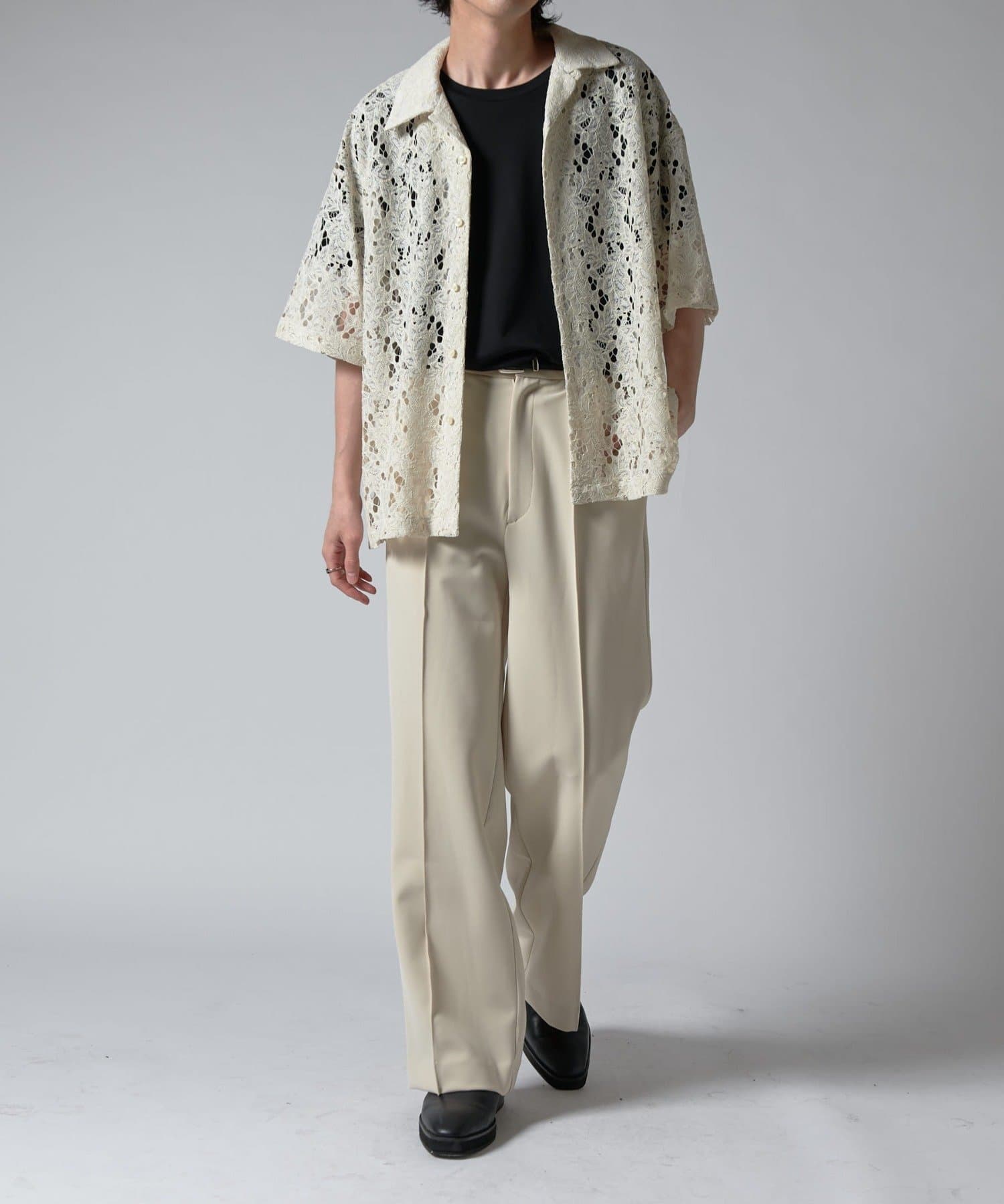 Lui's(ルイス) ワイドレッグフレアパンツ