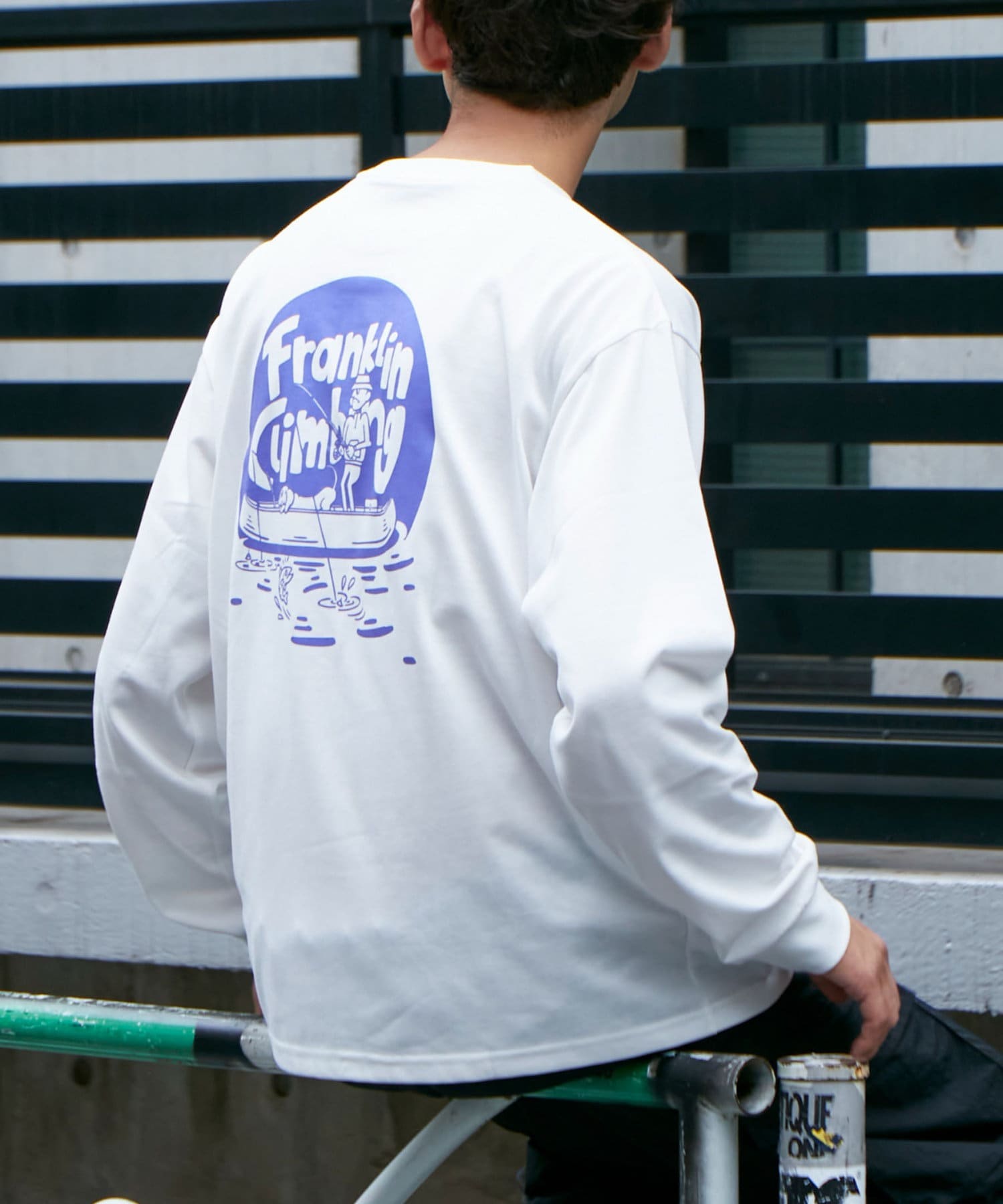 Franklin Climbing カヌー＆フィッシングバックプリントロンTee