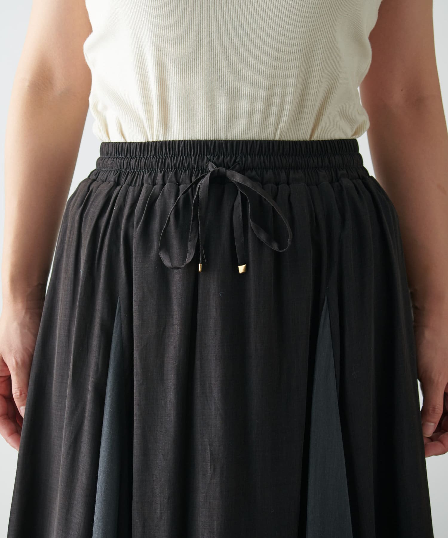 Jena　espace merveilleux(ジェナ　エスパスメルヴェイユ) 配色マチフレアスカート