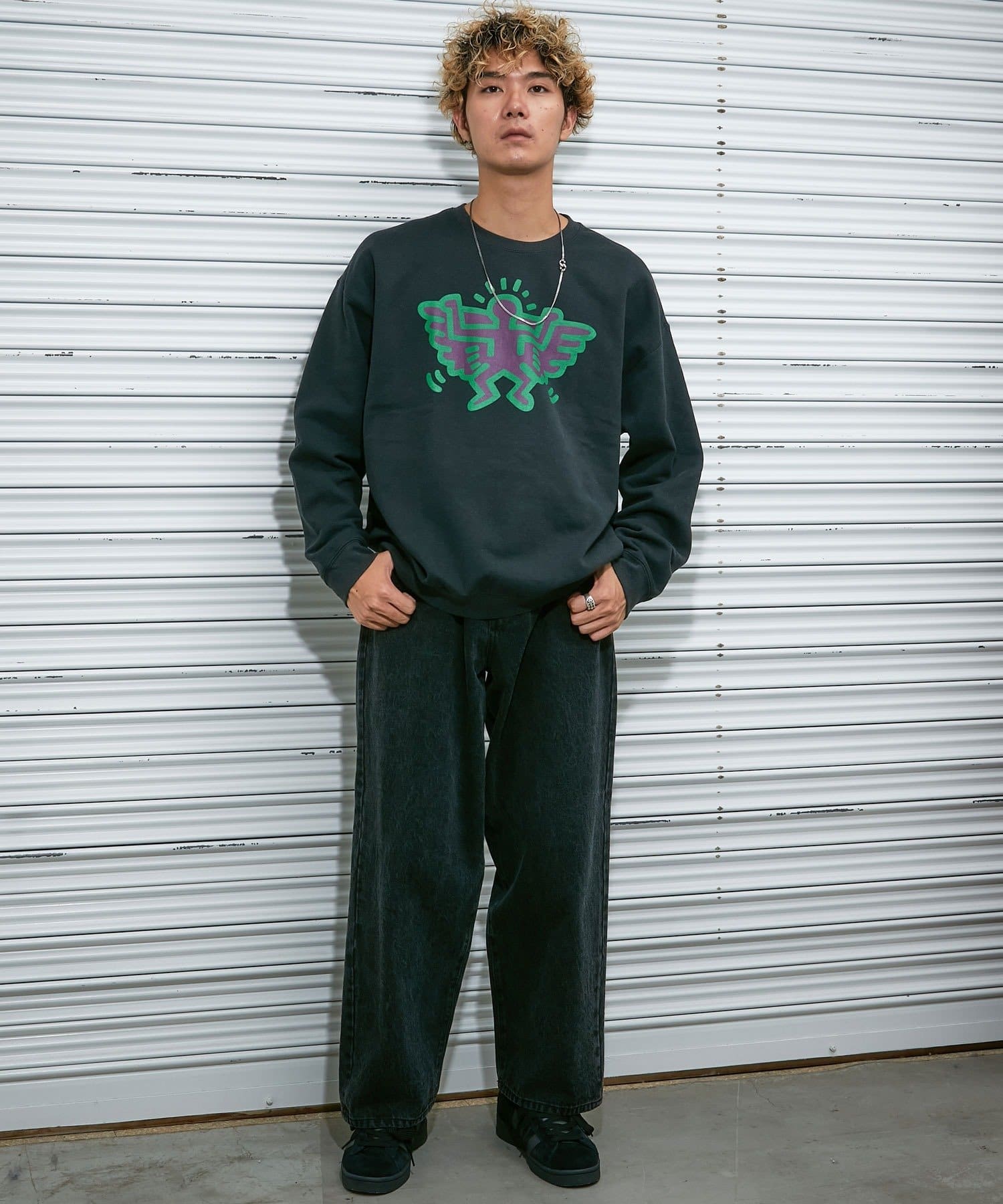 KEITH HARING キースへリング 】 WING CREW SWEAT スウェット 長袖