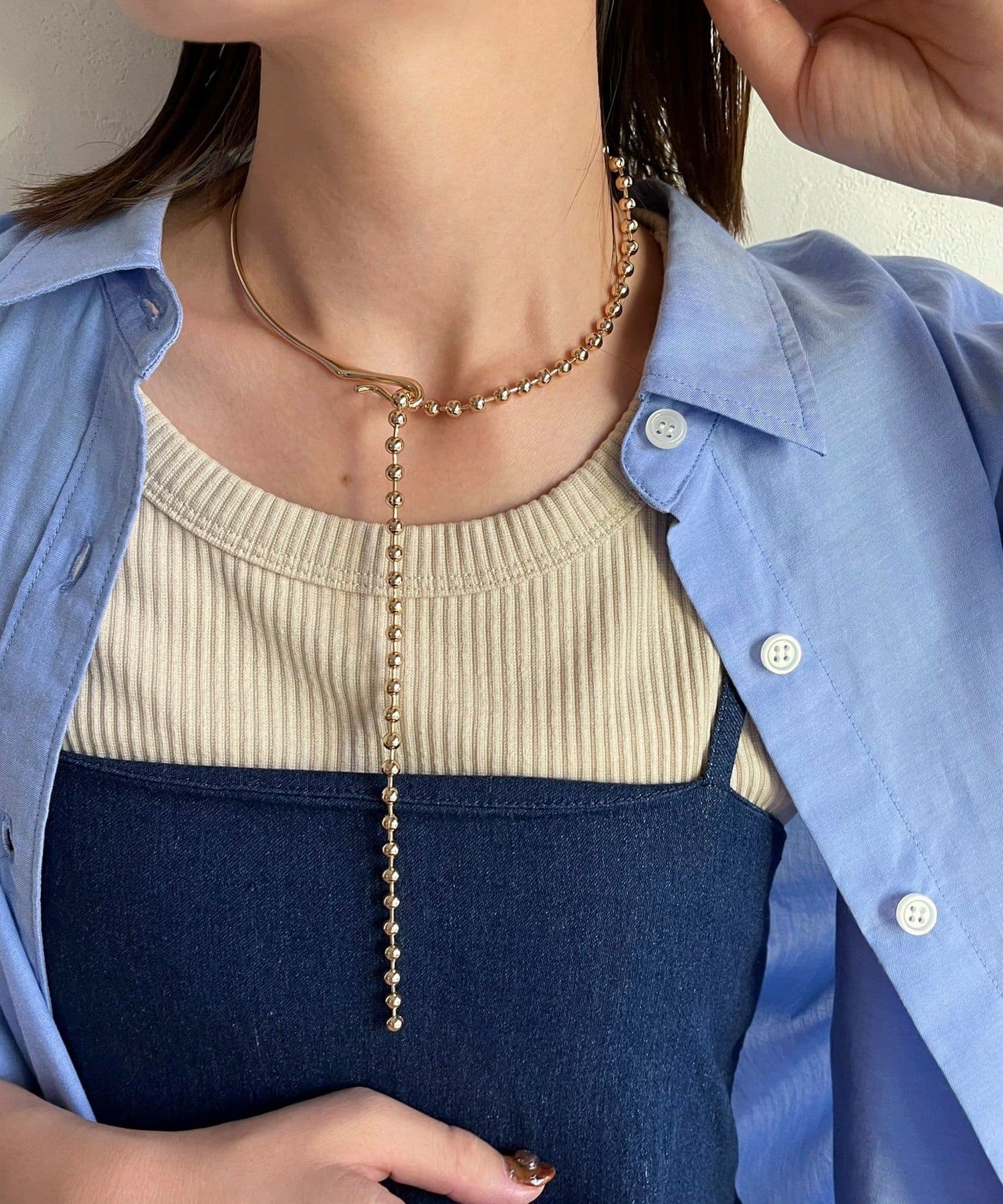 FREDY & GLOSTER(フレディ アンド グロスター) ボールチェーンフックチョーカー