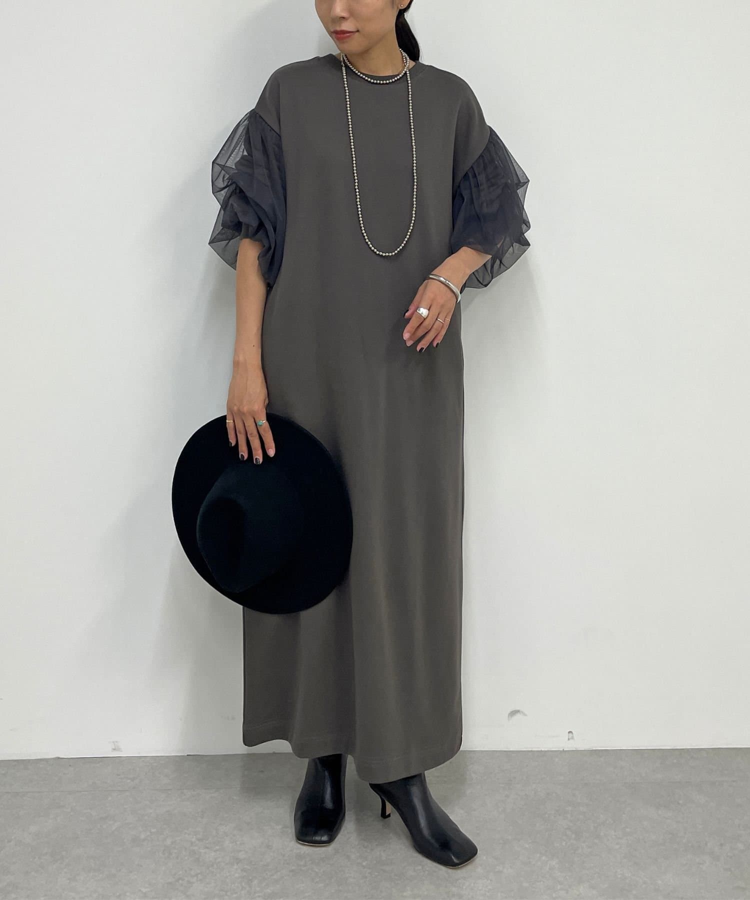 loungedress チュールスエットワンピース