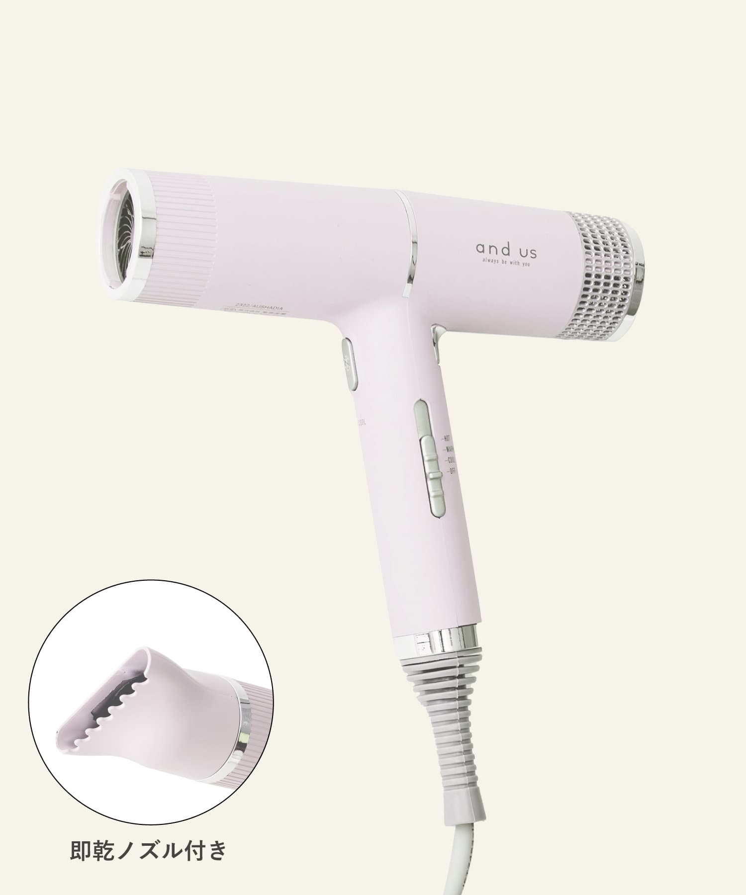3coins 「and us」SLIM HAIR DRYER - 健康