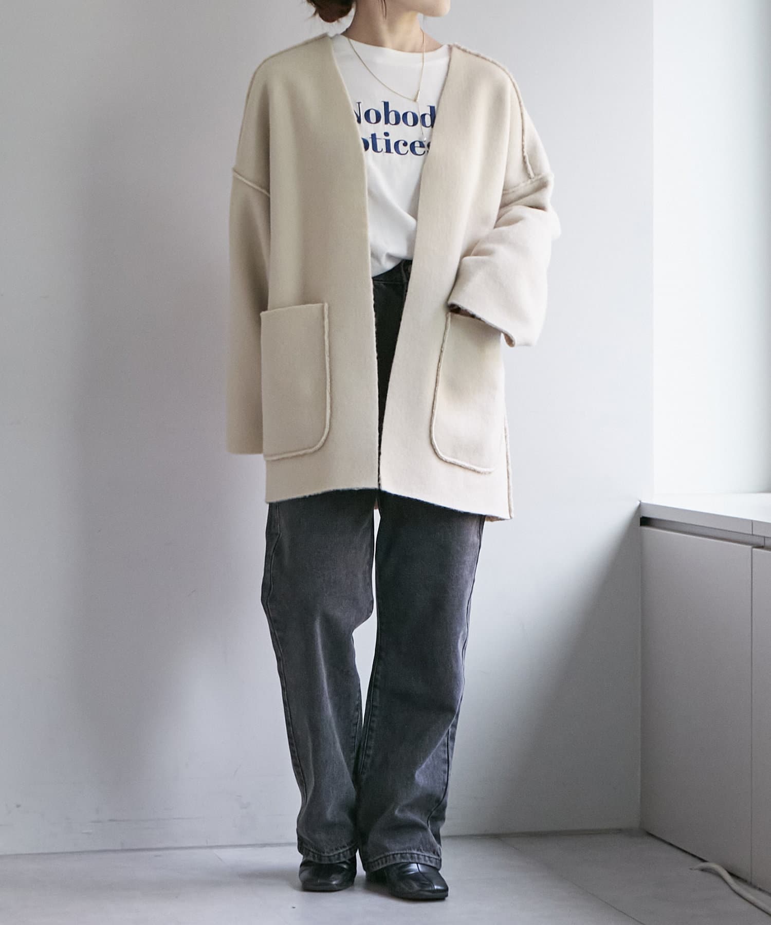 リバーシブルアウター | NICE CLAUP / OLIVE des OLIVE OUTLET リバーシブルアウター | NICE CLAUP / OLIVE des OLIVE OUTLET