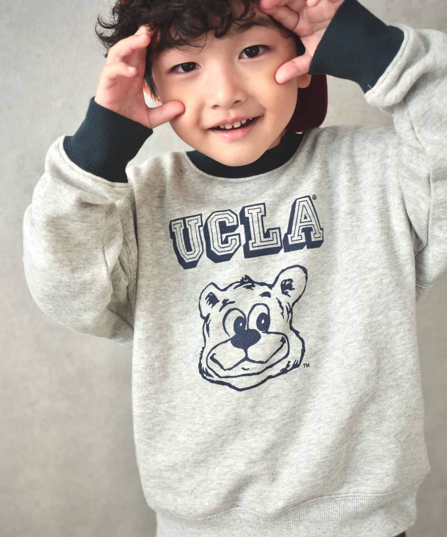 KIDS】【UCLA】TYPY別注BIG JOEプリントリンガースウェット