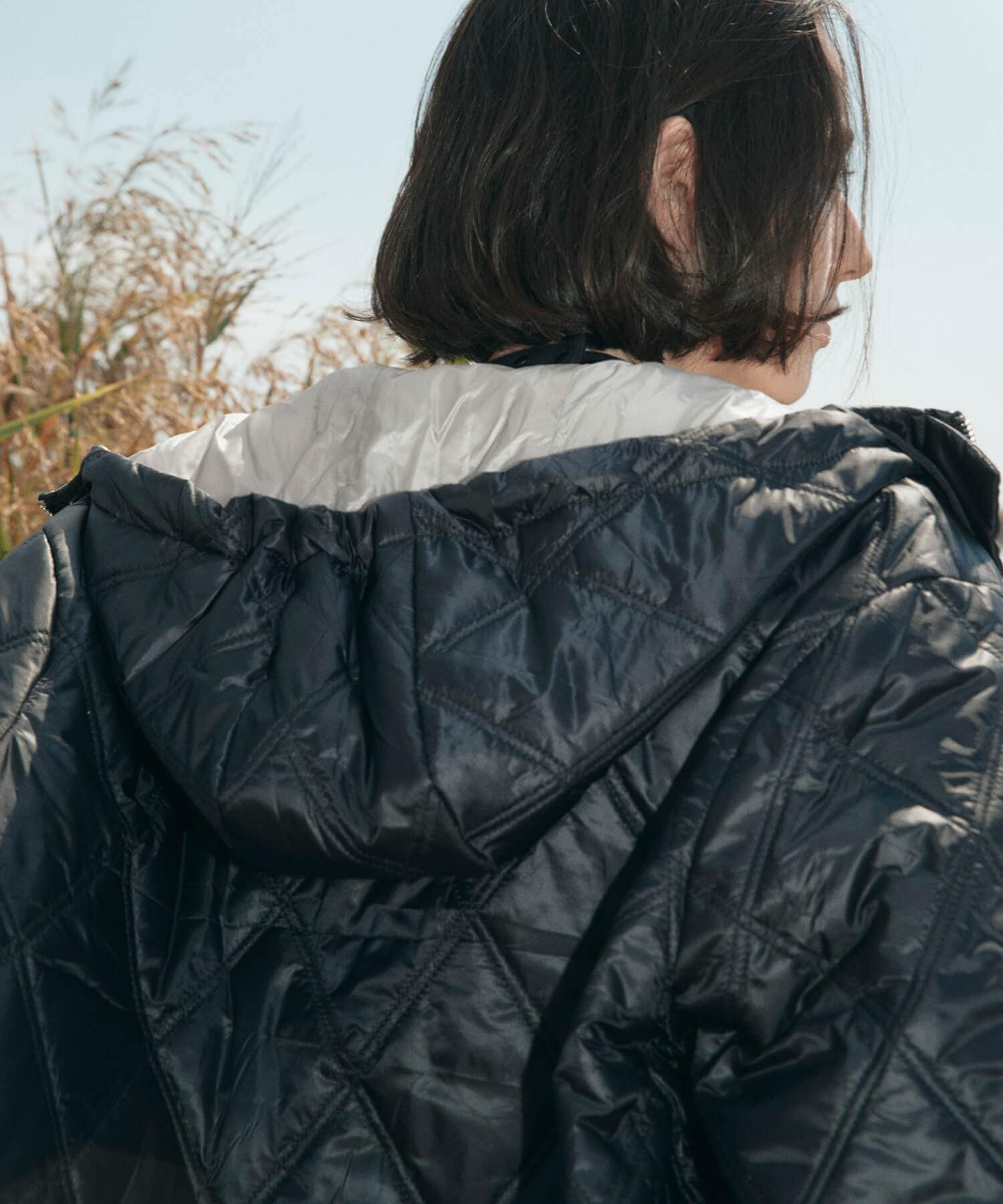 グリーン】【Pasterip】Insulation quilting jacket-