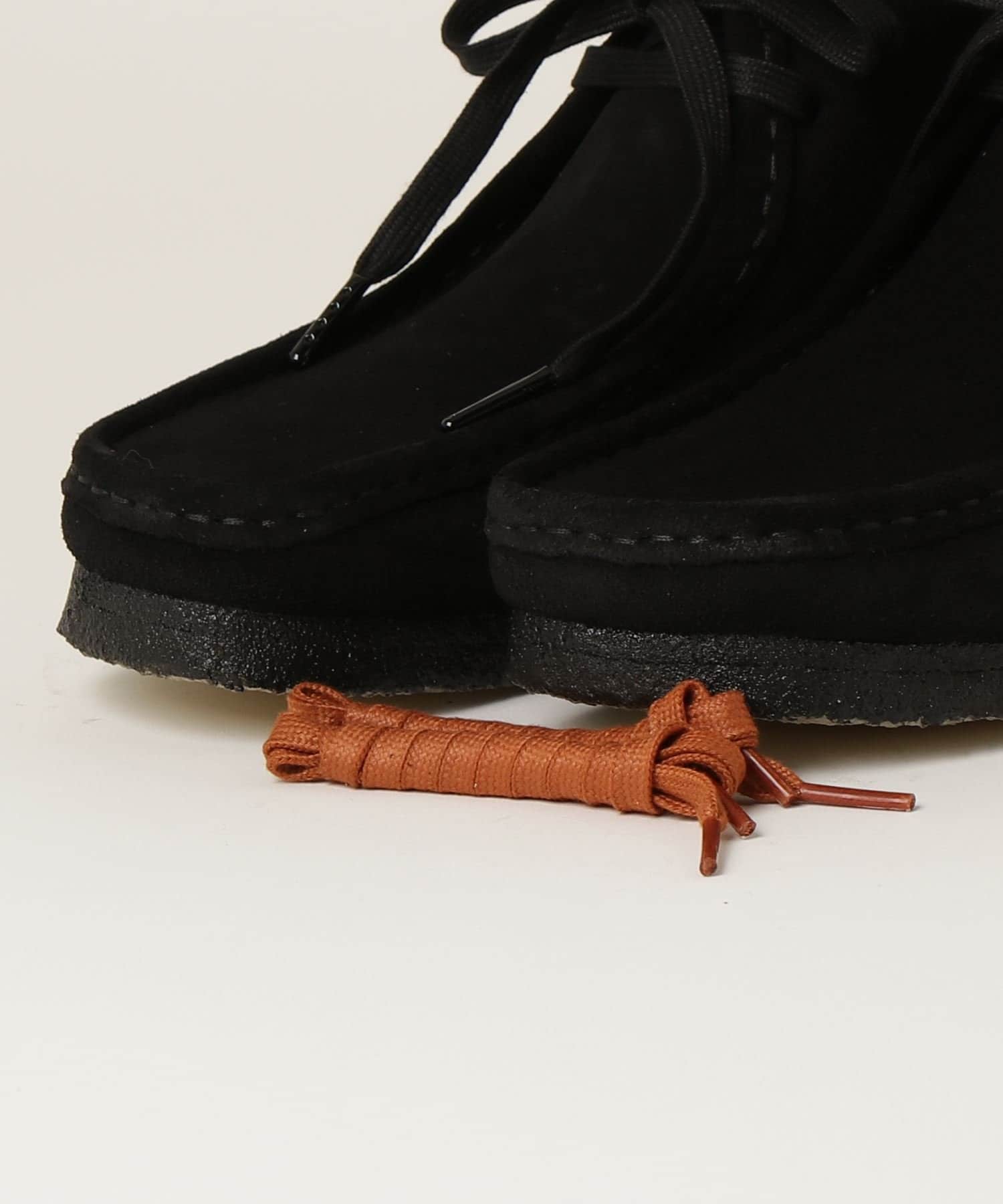 Clarks ワラビーブーツ Clarks CLARKS WALLABEE BOOT GORE-TEX BLACK LEATHER 26146260