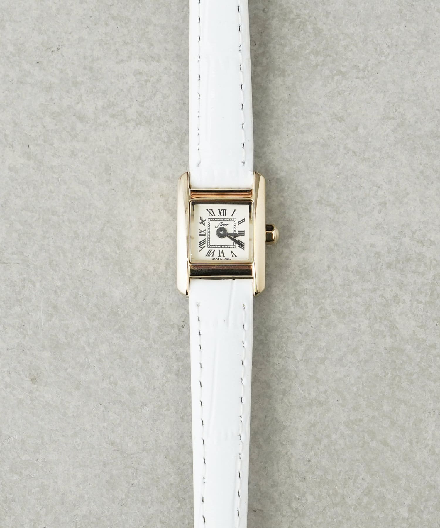 fluer フルール】 F003 レザーベルト 腕時計 | BIRTHDAY BAR 