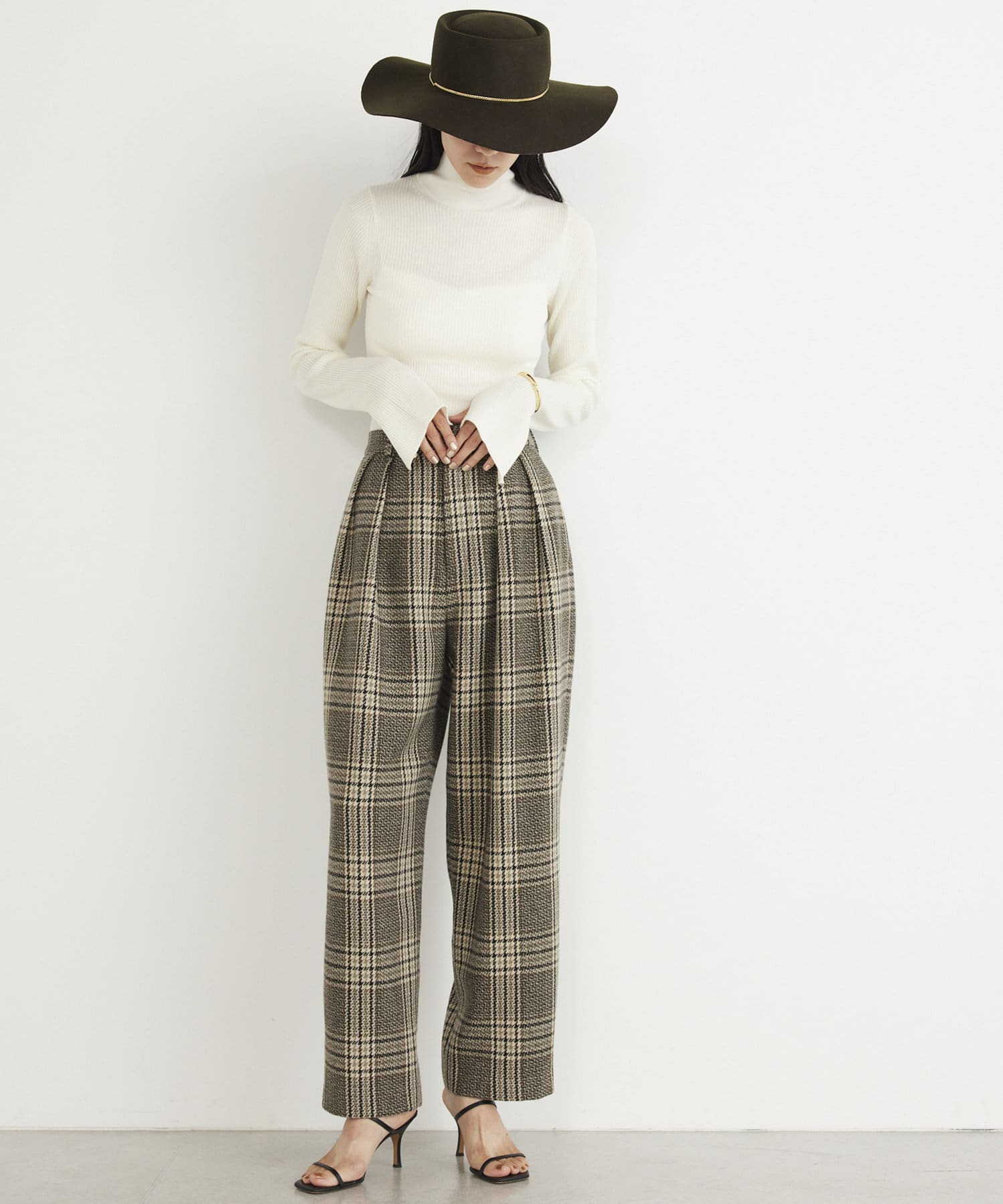 Whim Gazette ガンクラブチェックパンツ美品 完売品【ウィムガゼット】Whim Gazette ガンクラブチェックパンツ