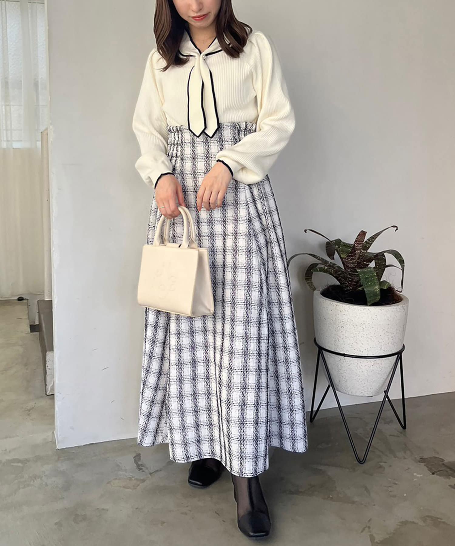 one after another】チェックスカート | NICE CLAUP / OLIVE des OLIVE