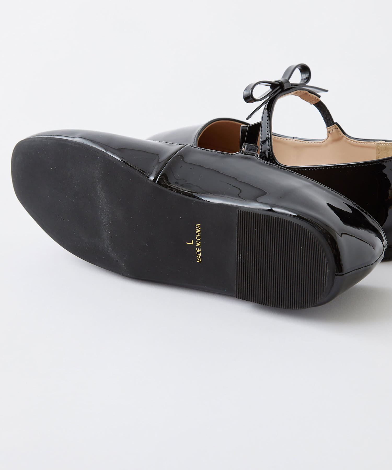 NICE CLAUP / OLIVE des OLIVE OUTLET(ナイスクラップ  / オリーブ デ オリーブ アウトレット) リボンストラップシューズ