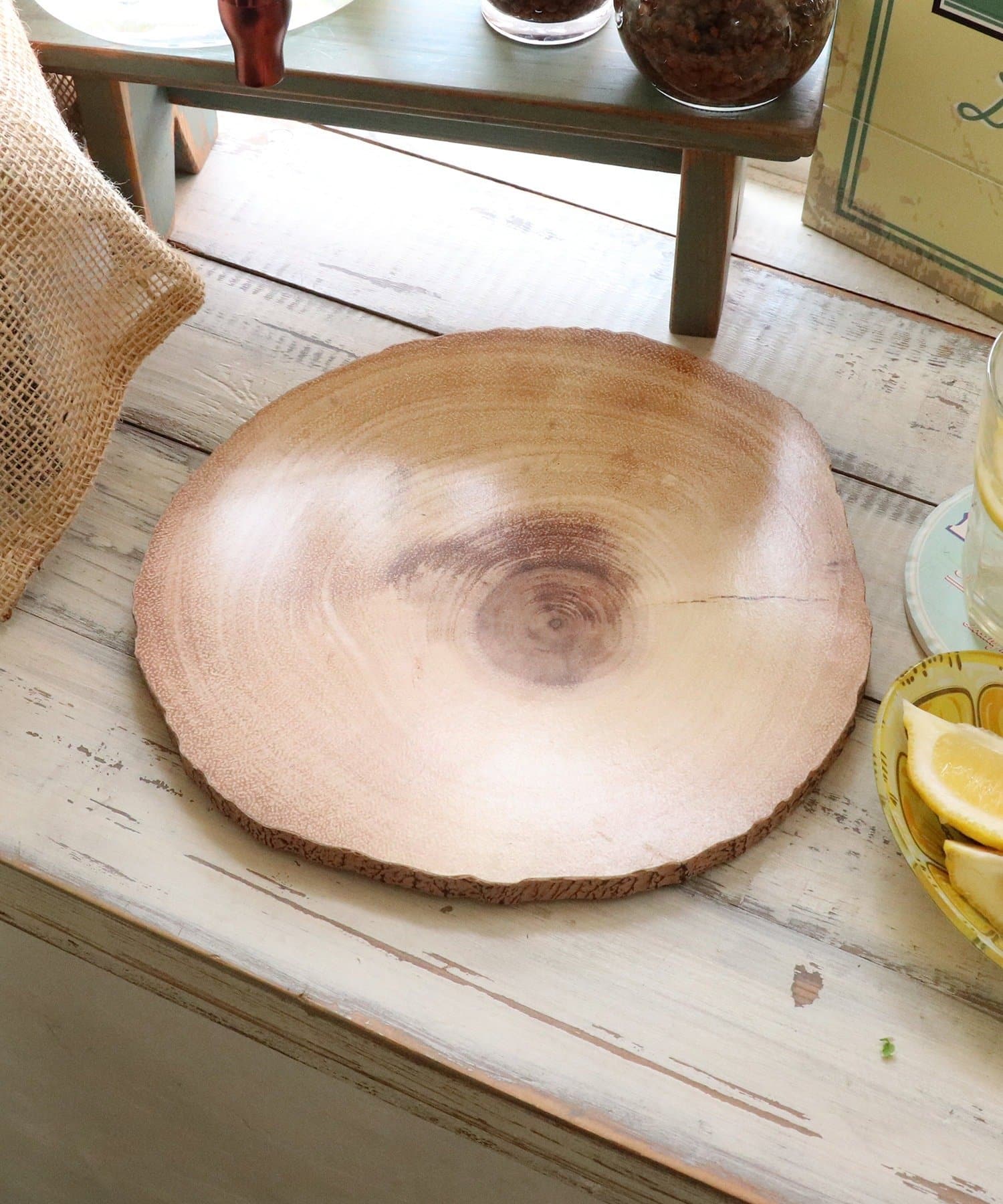 salut!(サリュ) 切り株プレート