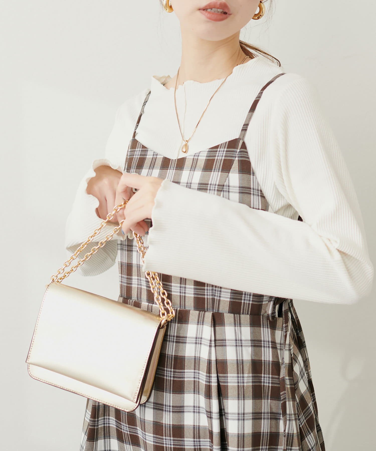 natural couture(ナチュラルクチュール) 前後2WAYメロウプルオーバー