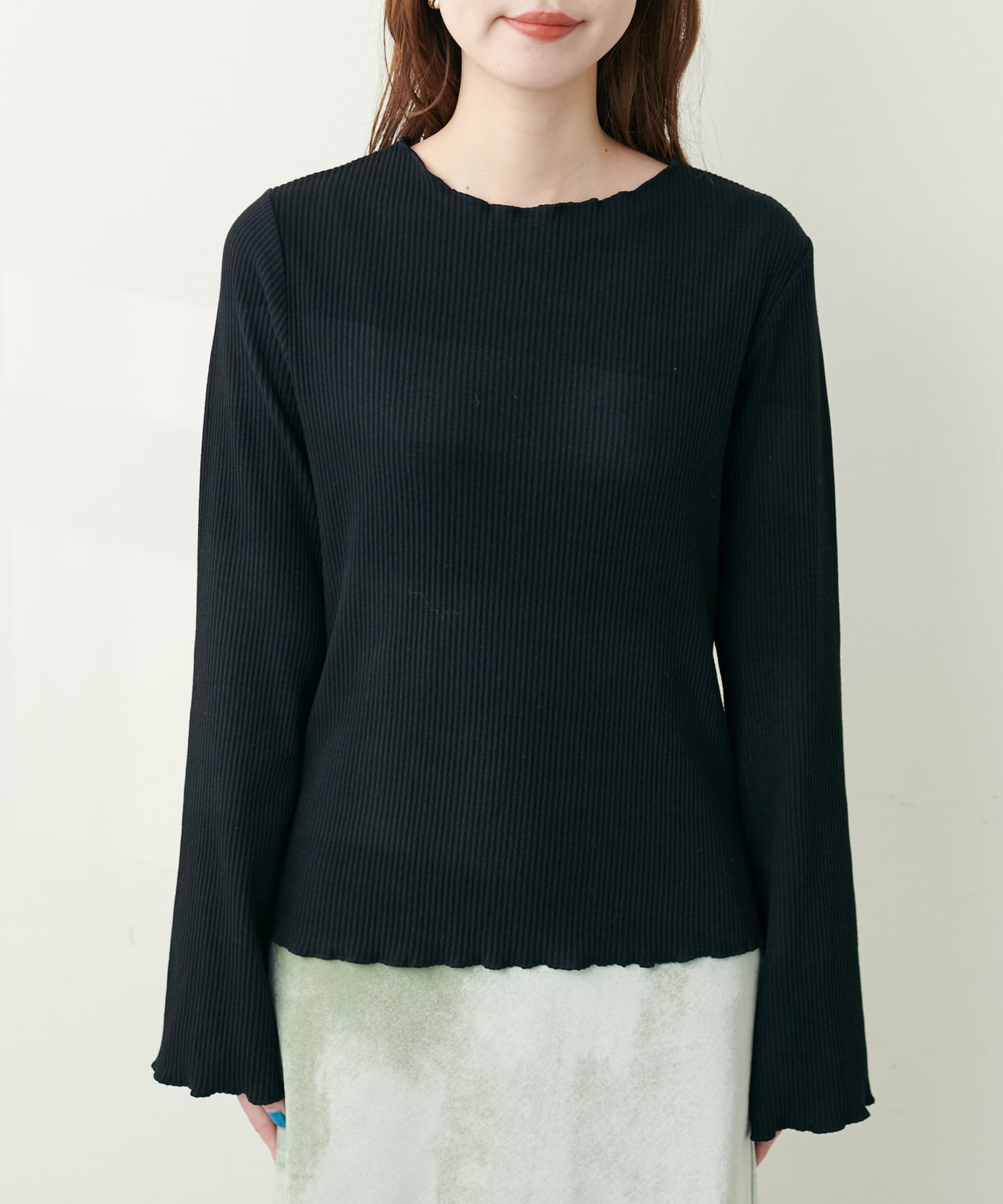 natural couture(ナチュラルクチュール) 前後2WAYメロウプルオーバー