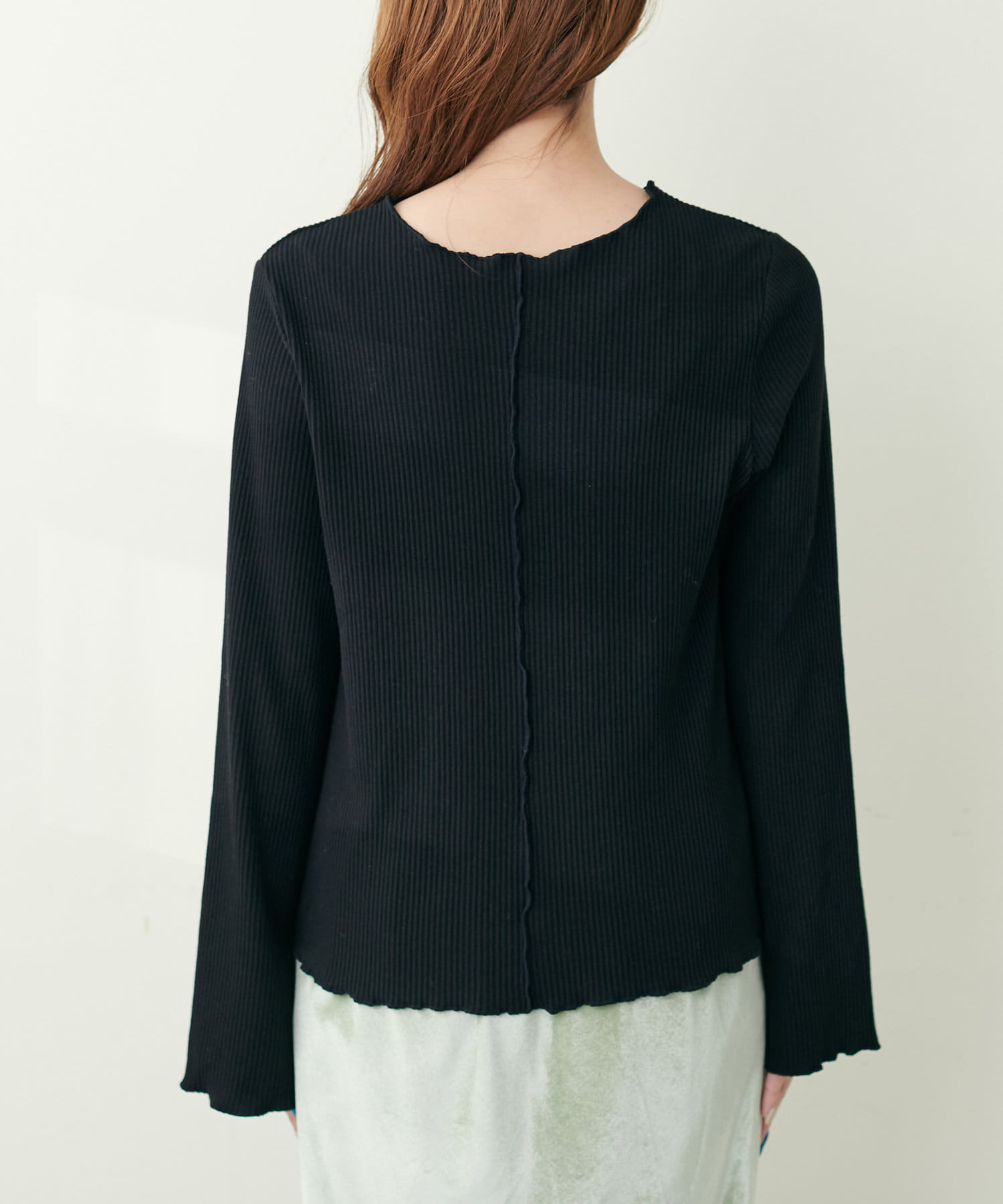 natural couture(ナチュラルクチュール) 前後2WAYメロウプルオーバー