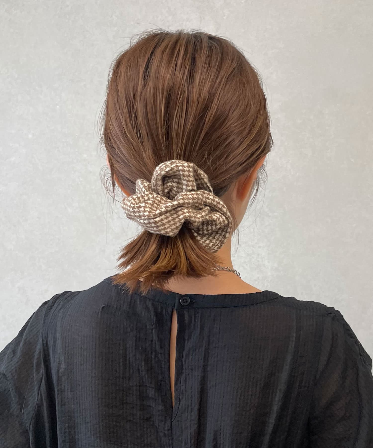 千鳥柄シュシュ | Lattice(ラティス)レディース | PAL CLOSET(パル