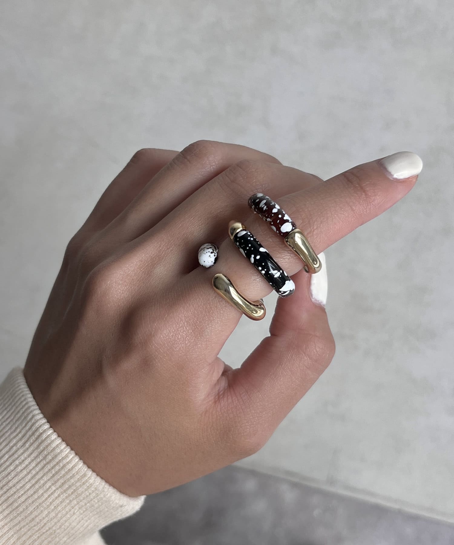 CPCM(シーピーシーエム) 2WAYハーフアクリルリング