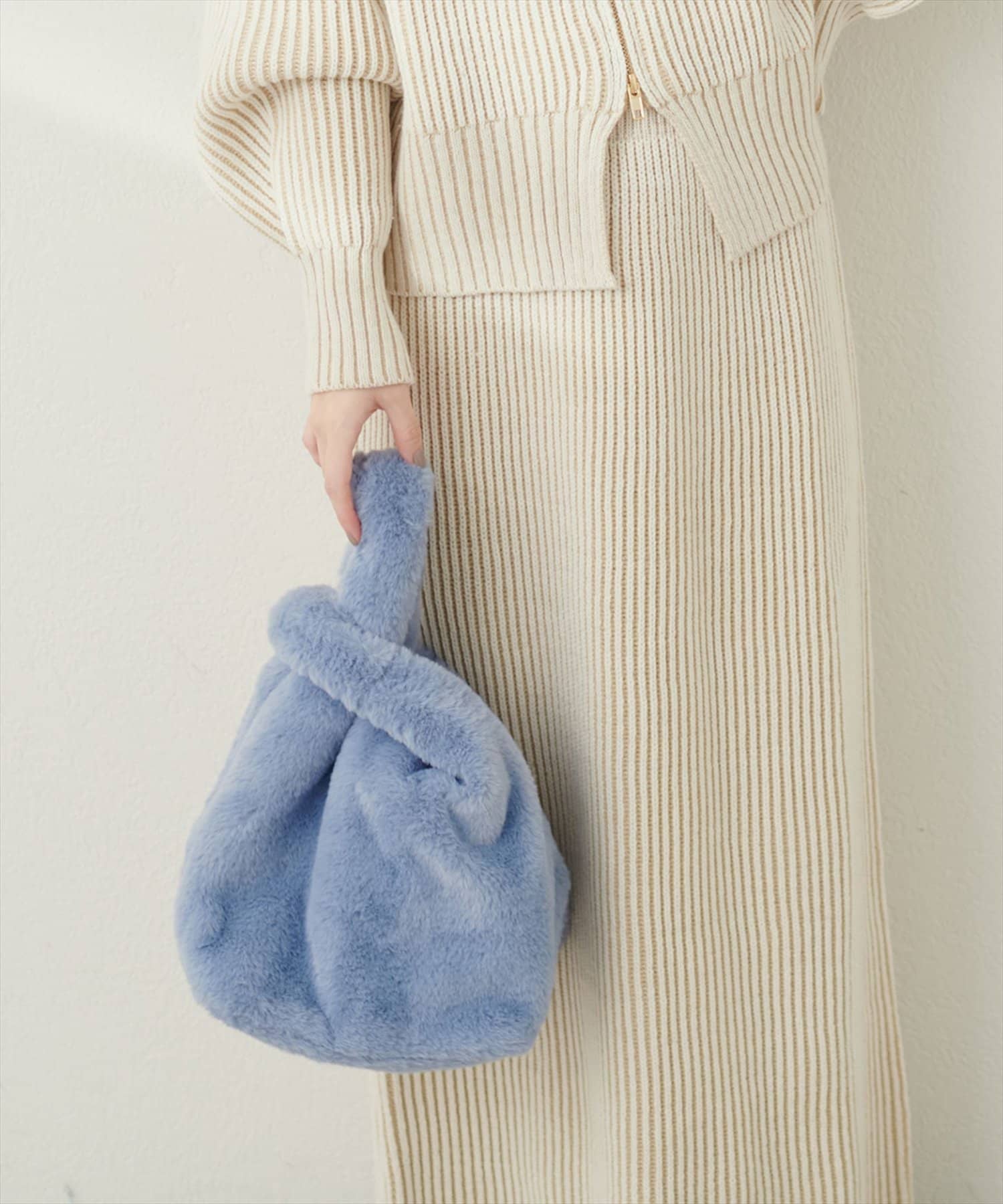 natural couture(ナチュラルクチュール) ファートートバッグ