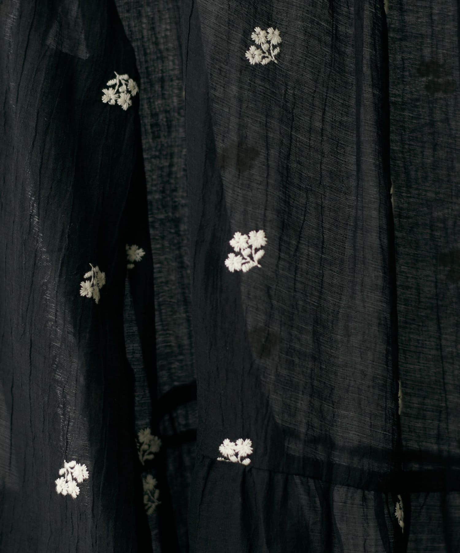 natural couture(ナチュラルクチュール) はしごレース刺繍ティアードワンピース