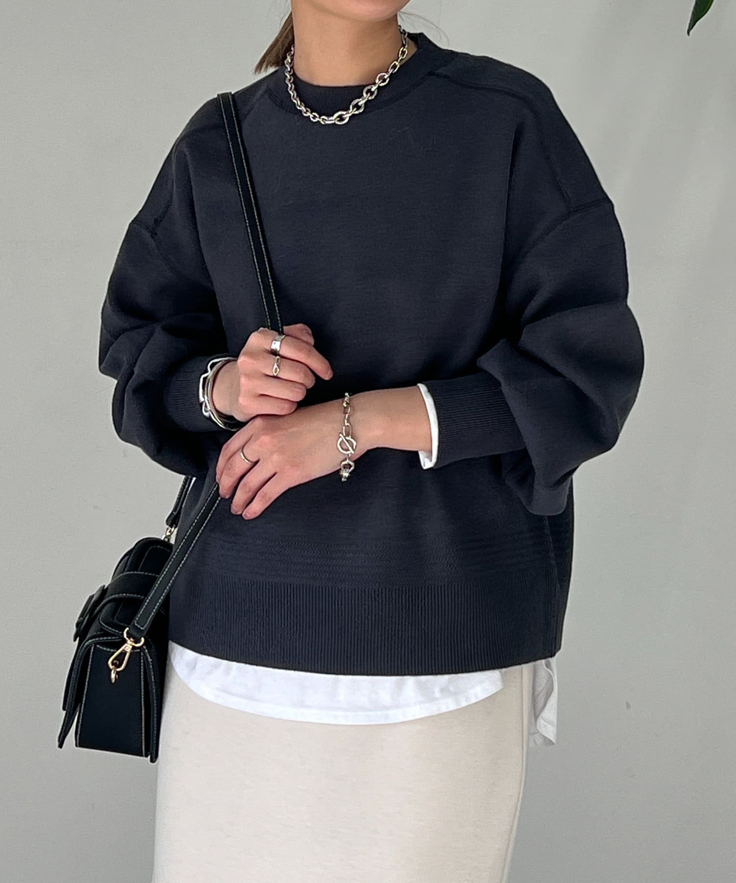 un dix cors(アンディコール) スウェットライクニット