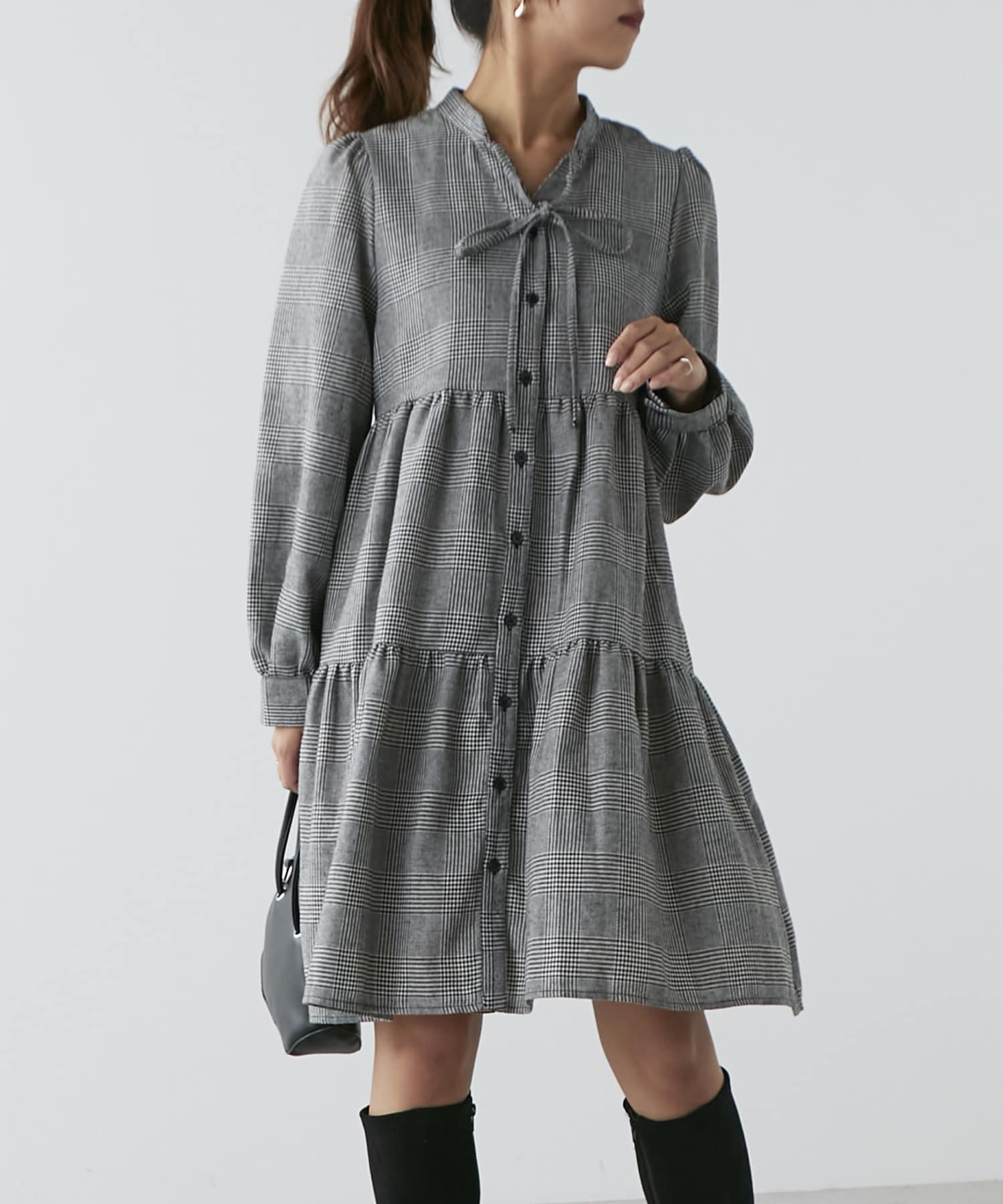 ティアードミニワンピース | NICE CLAUP / OLIVE des OLIVE OUTLET