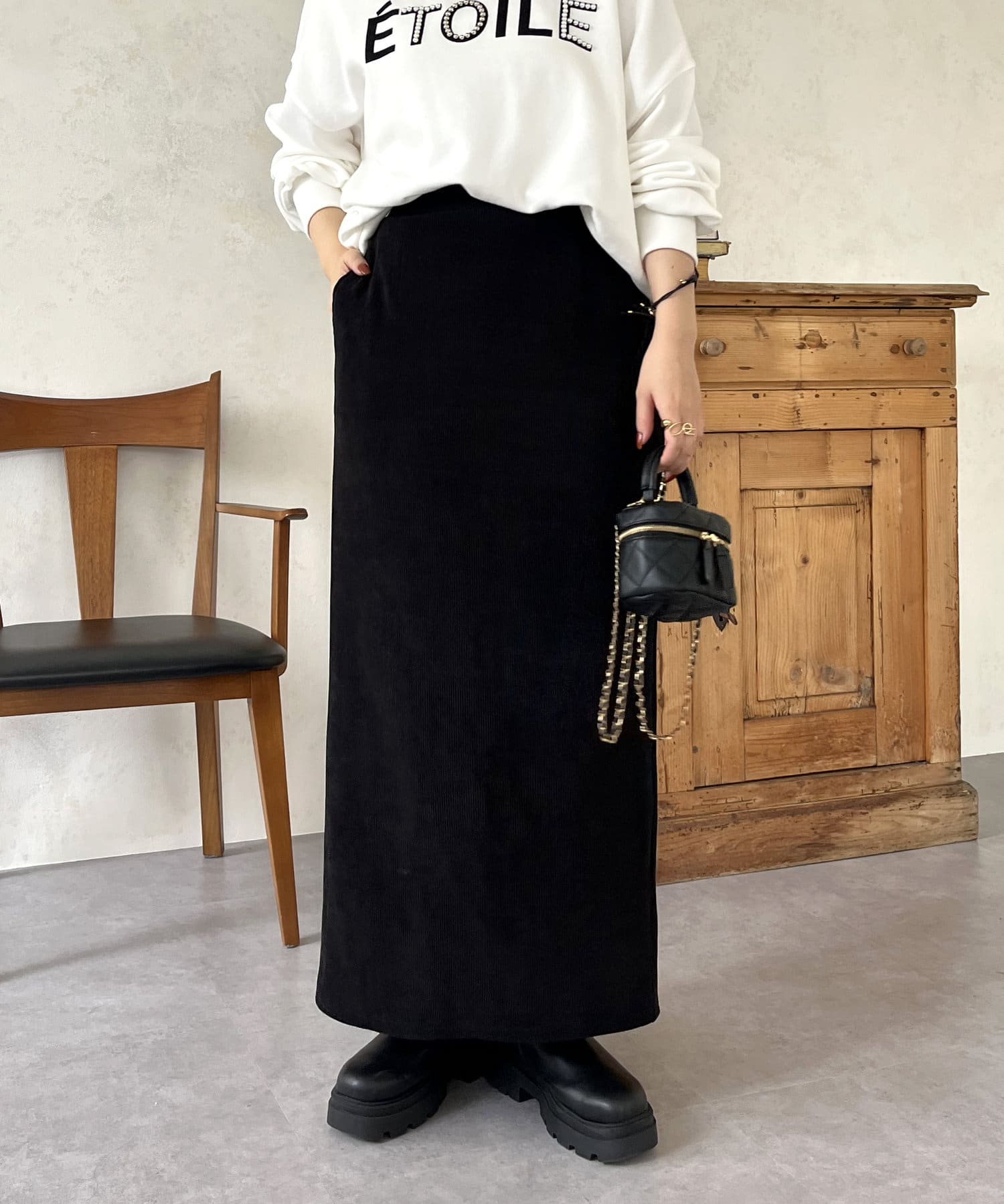 prose verse(プロズヴェール) 【S~Lサイズ展開】カットリブナロースカート