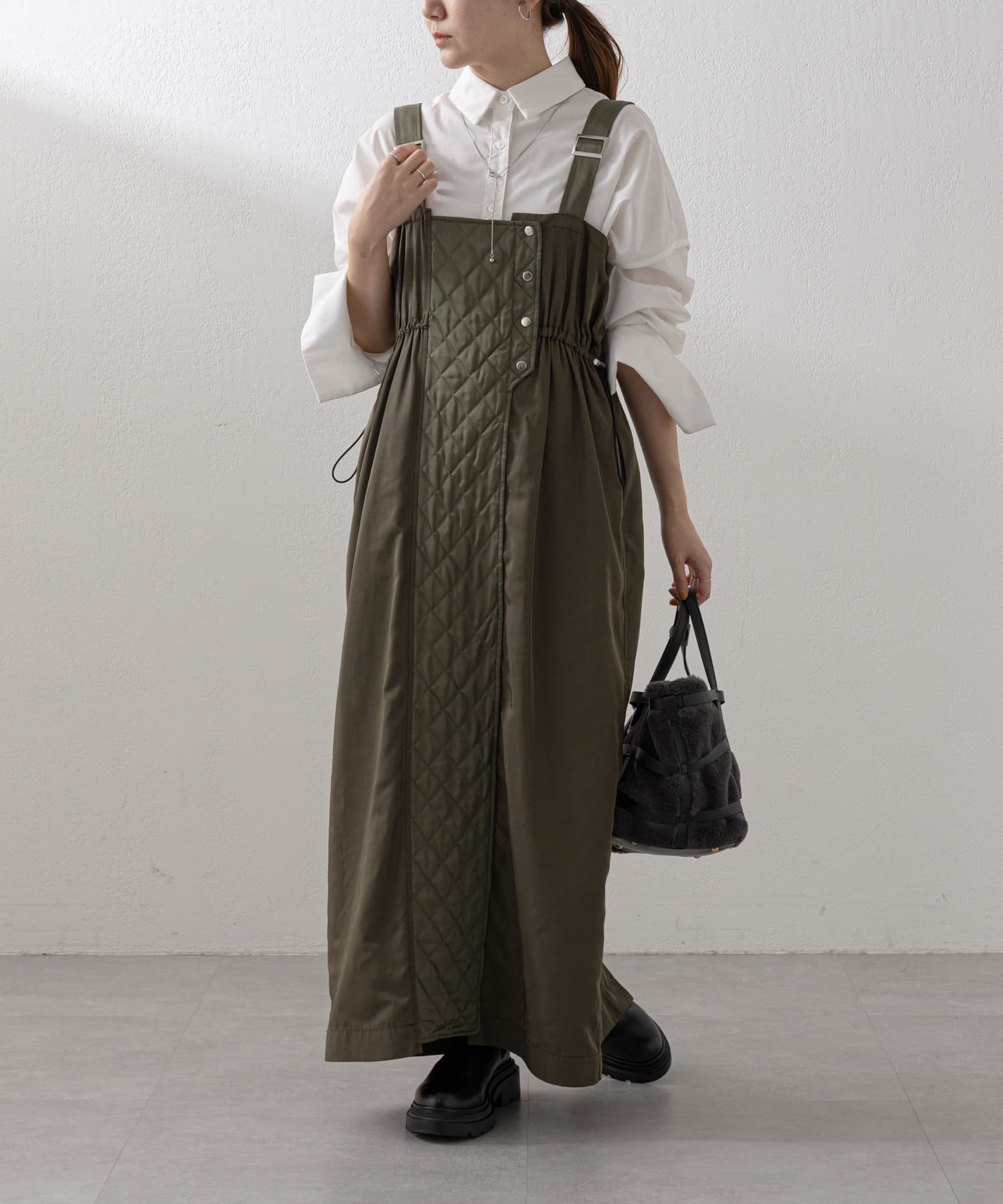 ドロストワークジャンパースカート | Pal collection(パルコレクション