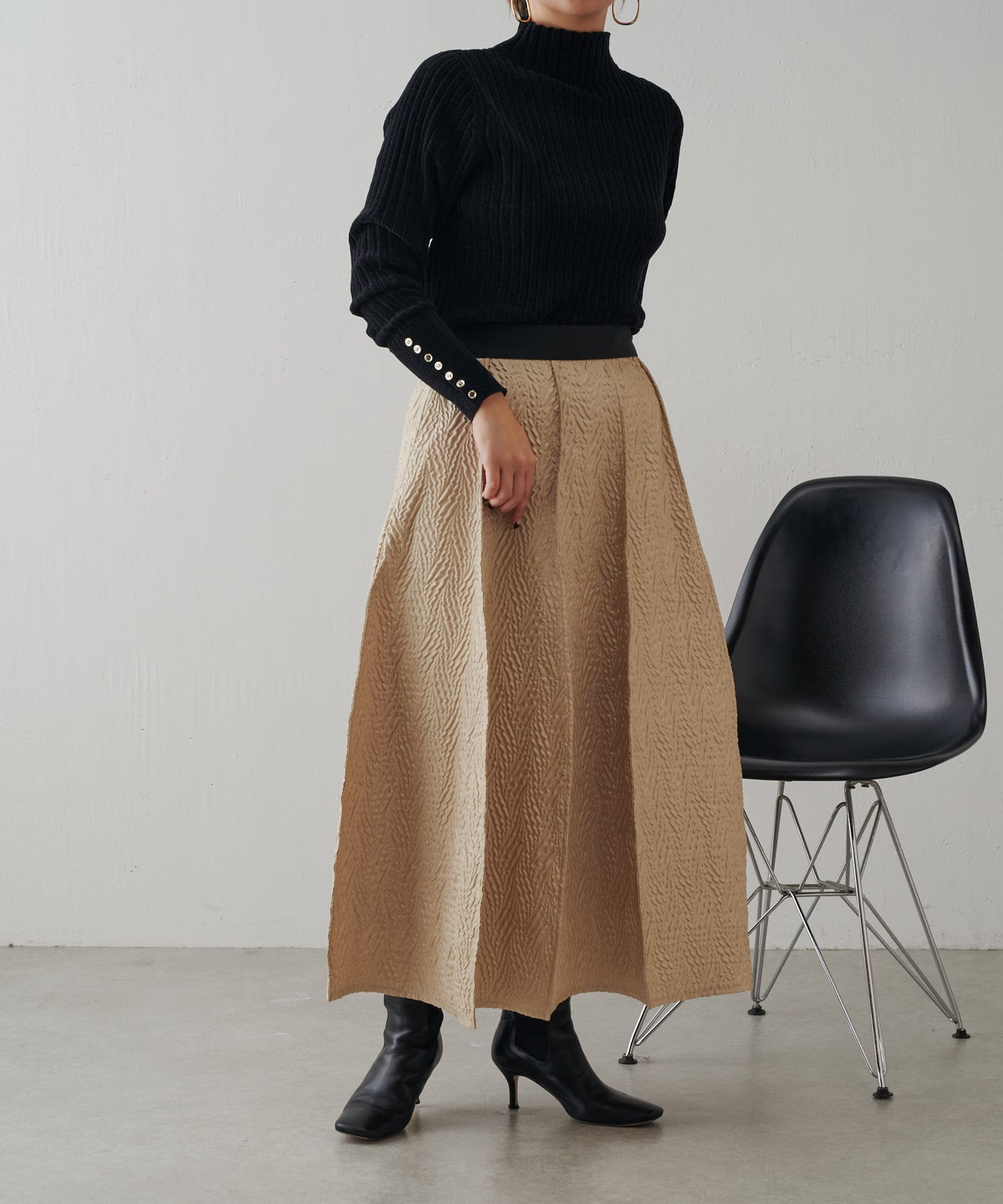 エンボスランタンスカート | Jena espace merveilleux(ジェナ エスパス