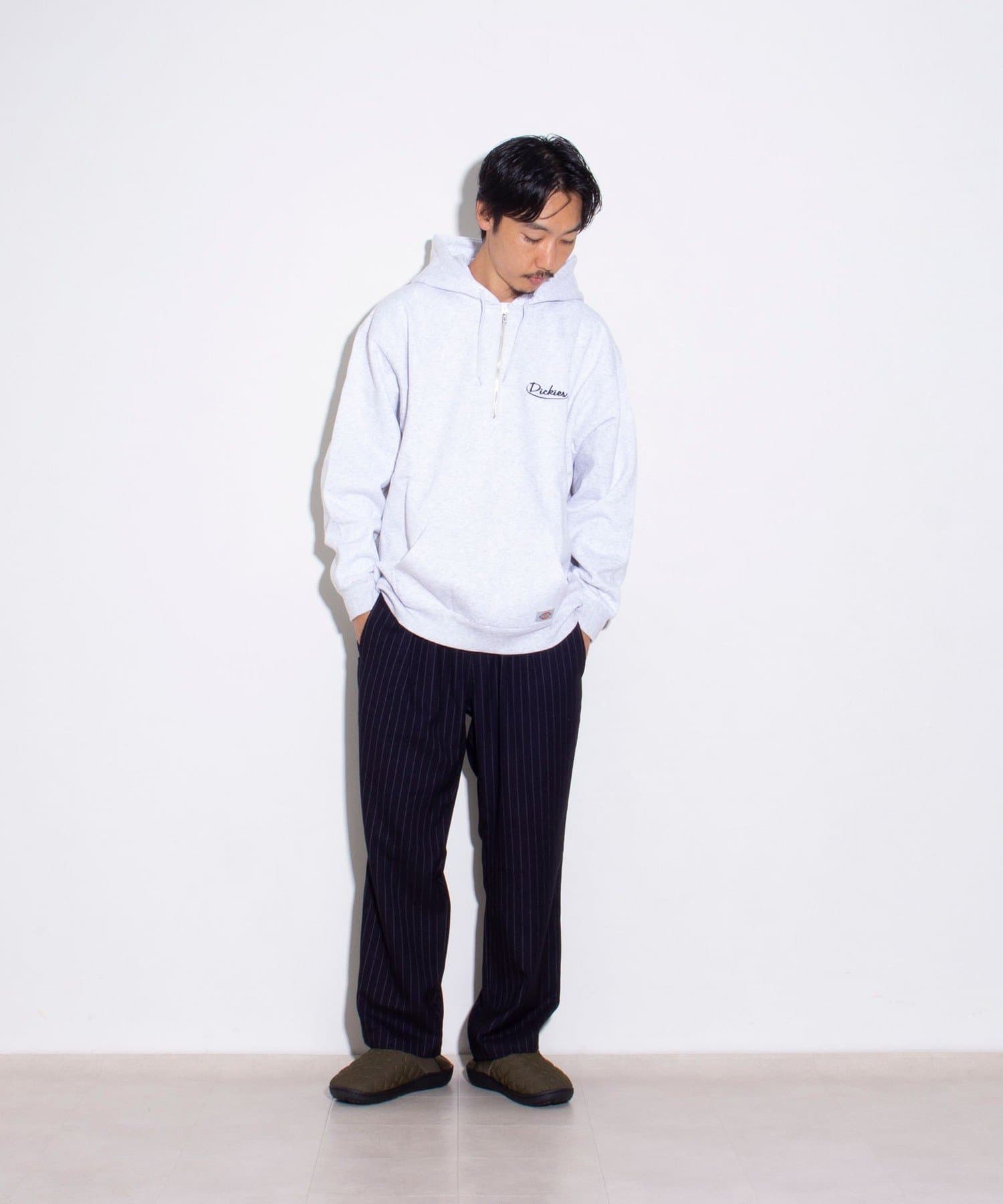 Dickies】ハーフジップパーカー ロゴ刺繍 | FREDY & GLOSTER(フレディ