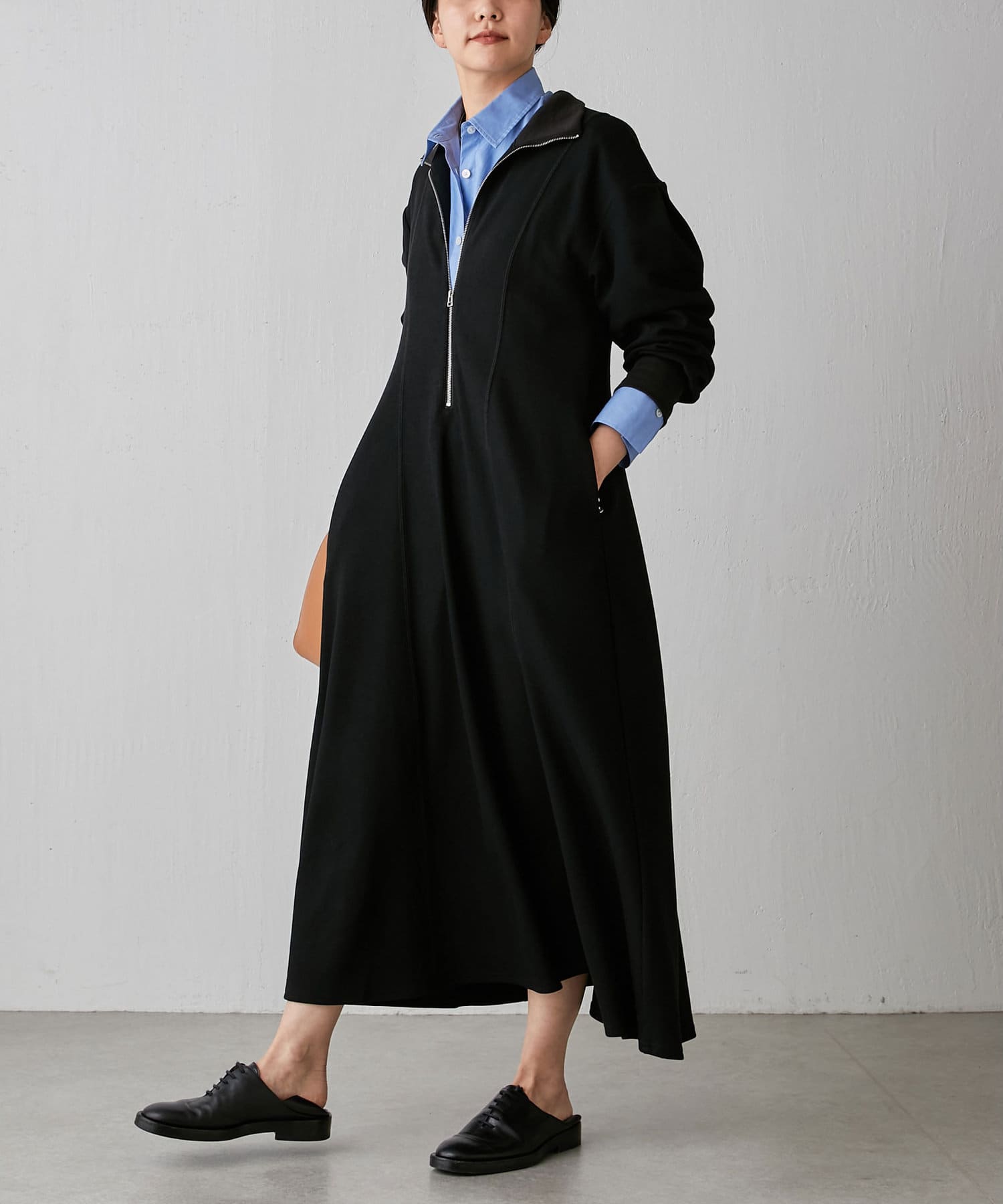 【新品タグ付き】 GALLARDAGALANTE ハーフジップワンピース ハーフジップワンピース | GALLARDAGALANTE(ガリャルダガランテ
