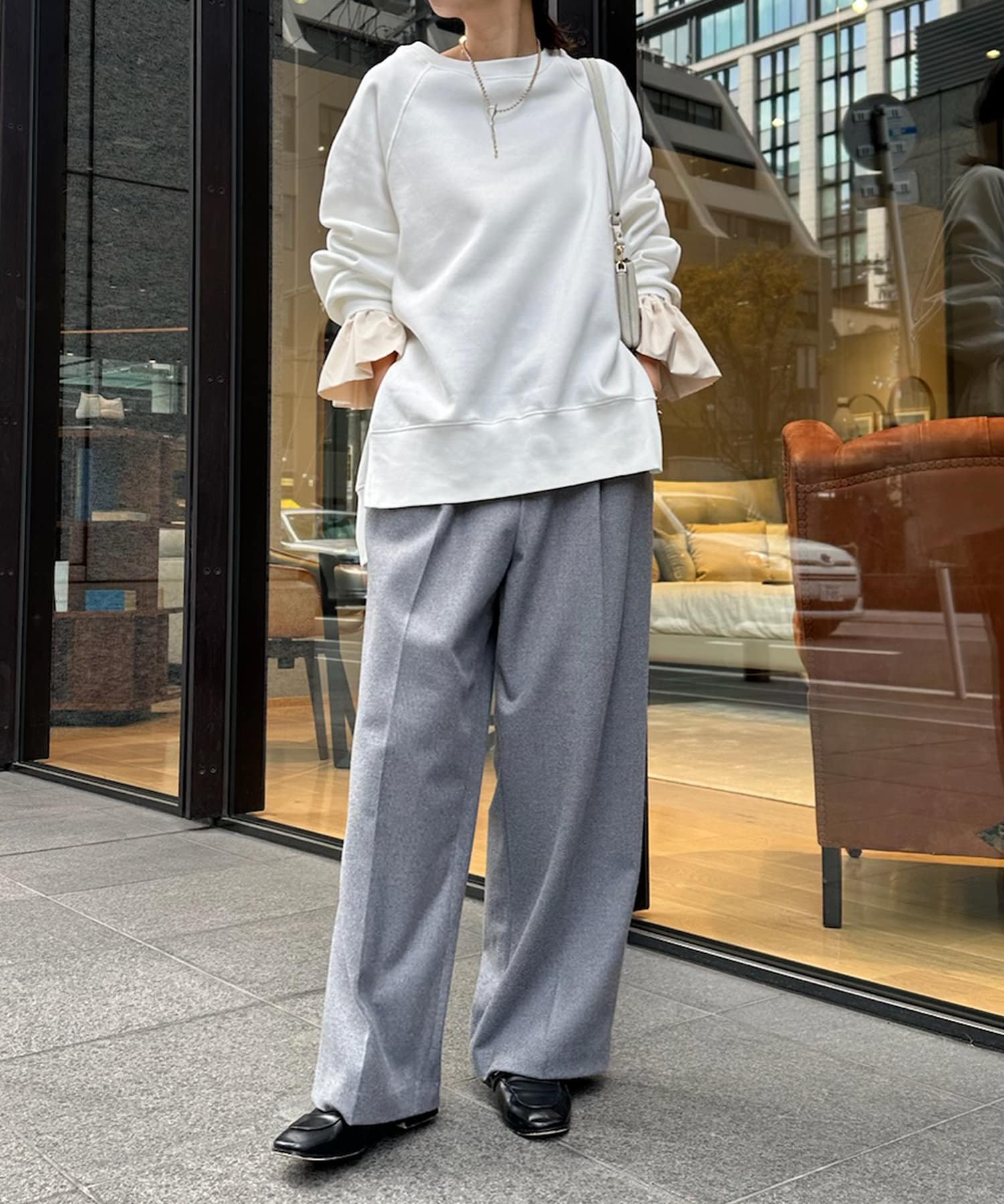 WEB限定】サイドジップ裏起毛プルオーバー | DOUDOU(ドゥドゥ