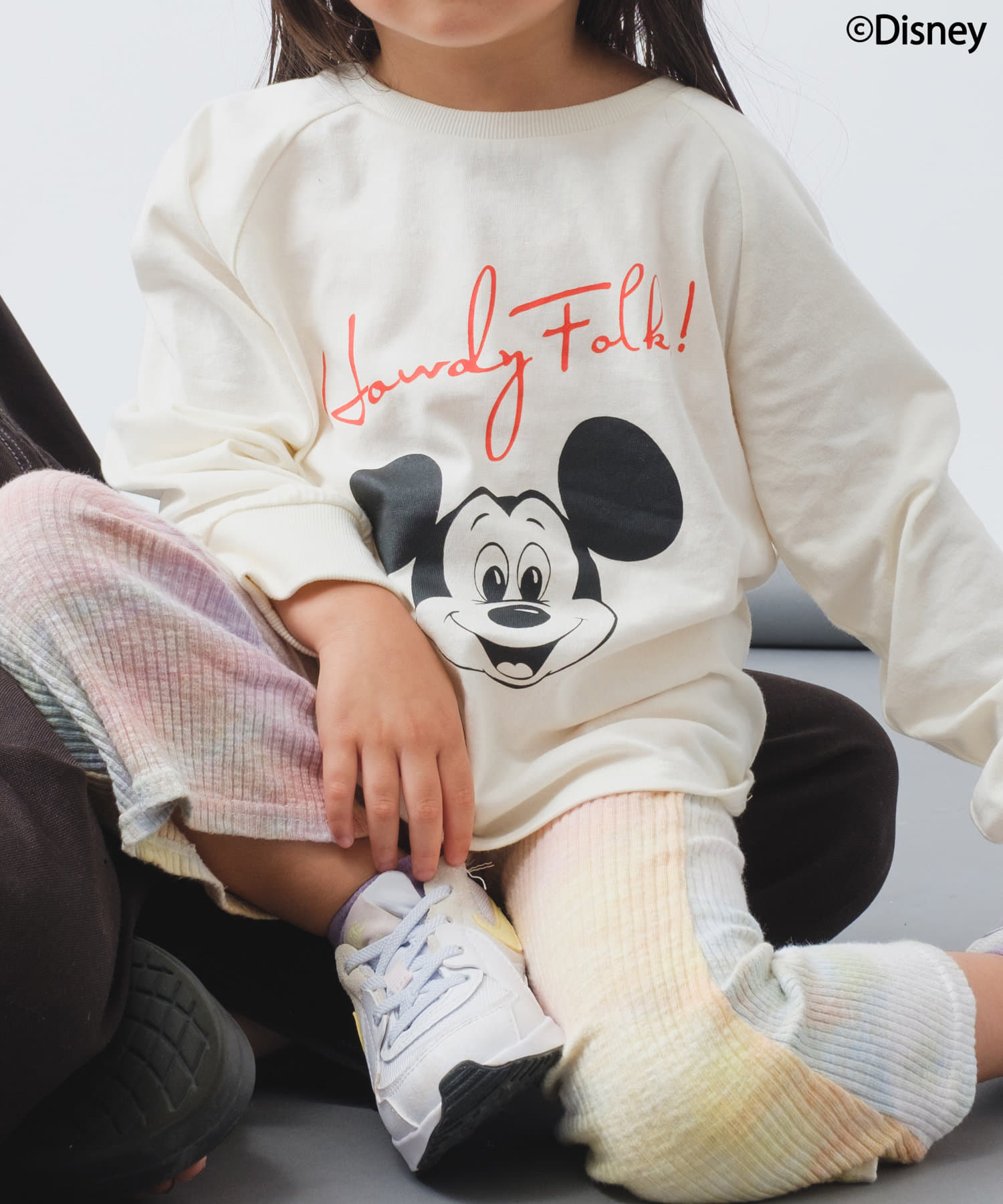 Kastane】【Mickey Mouse】ロンTEE KIDS | OUTLET(アウトレット)キッズ