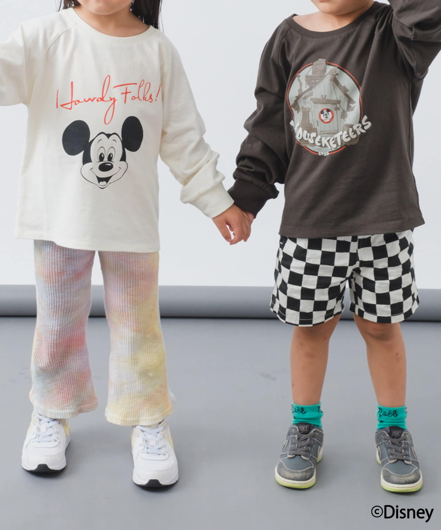 Kastane】【Mickey Mouse】ロンTEE KIDS | OUTLET(アウトレット)キッズ