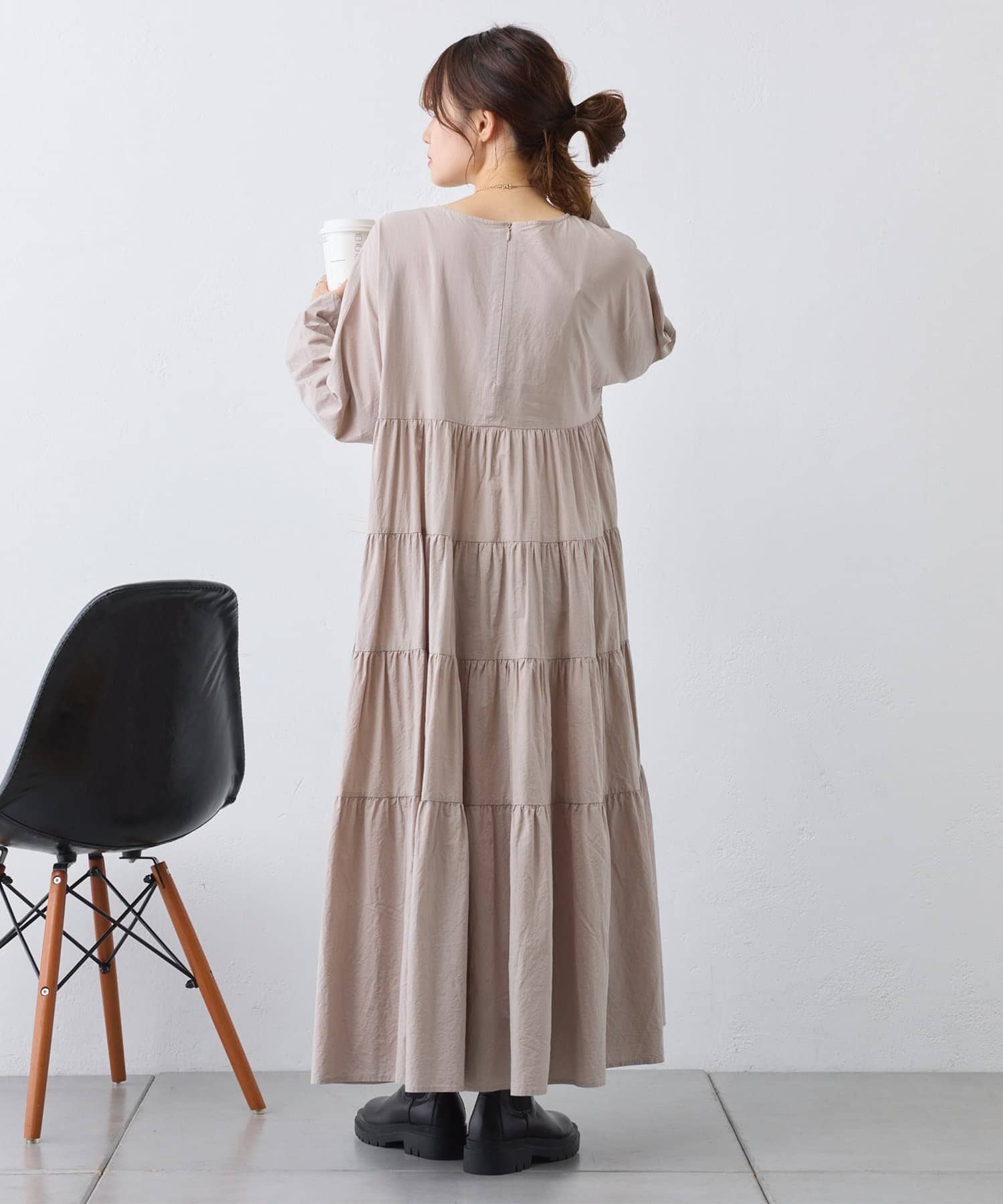 pual ce cin】ティアードワンピース | NICE CLAUP / OLIVE des OLIVE