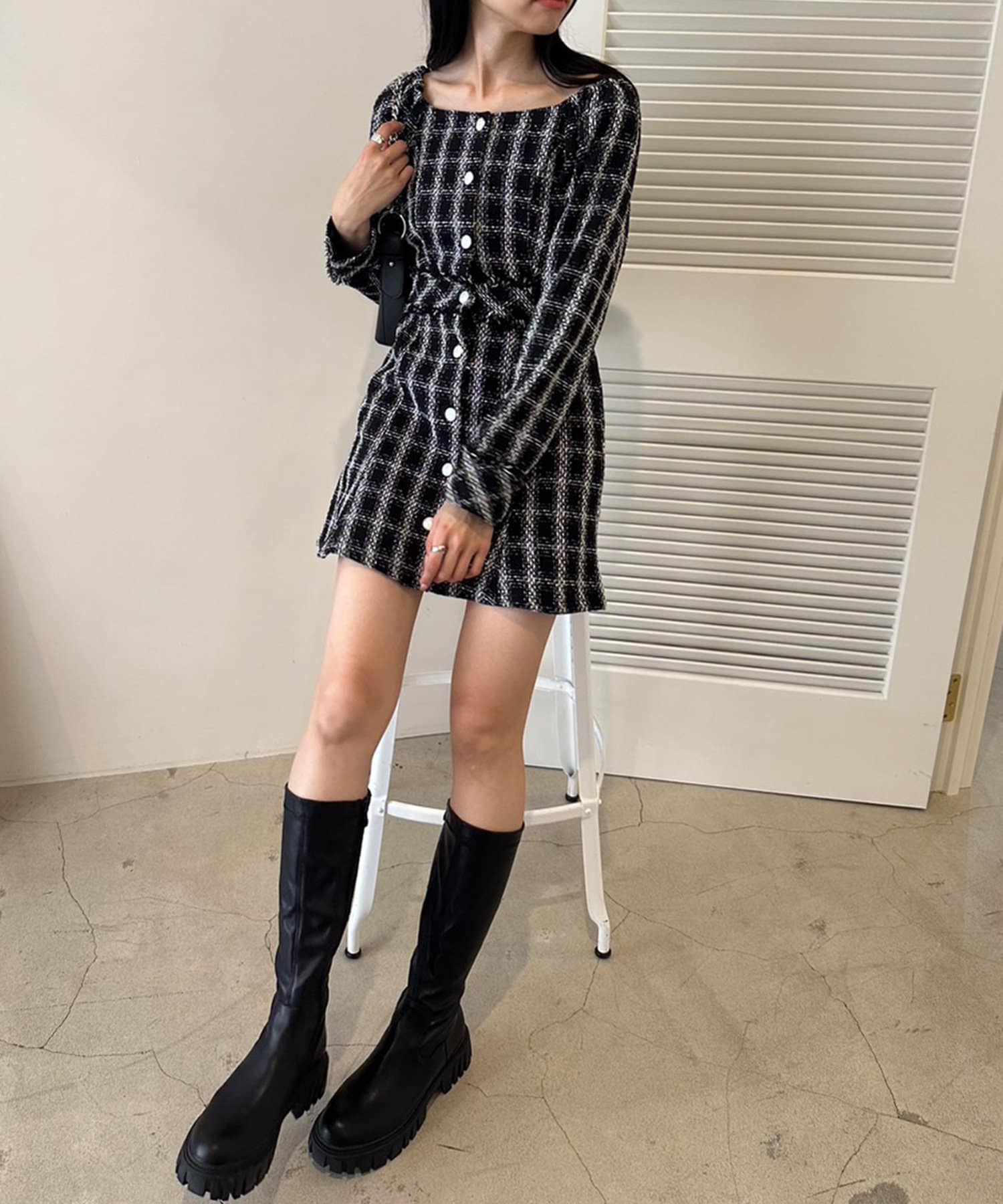 【即日発送⭕️・未開封】　OLIVE des OLIVE　ミニワンピース レースアップミニキャミワンピース | OLIVE des OLIVE(オリーブ